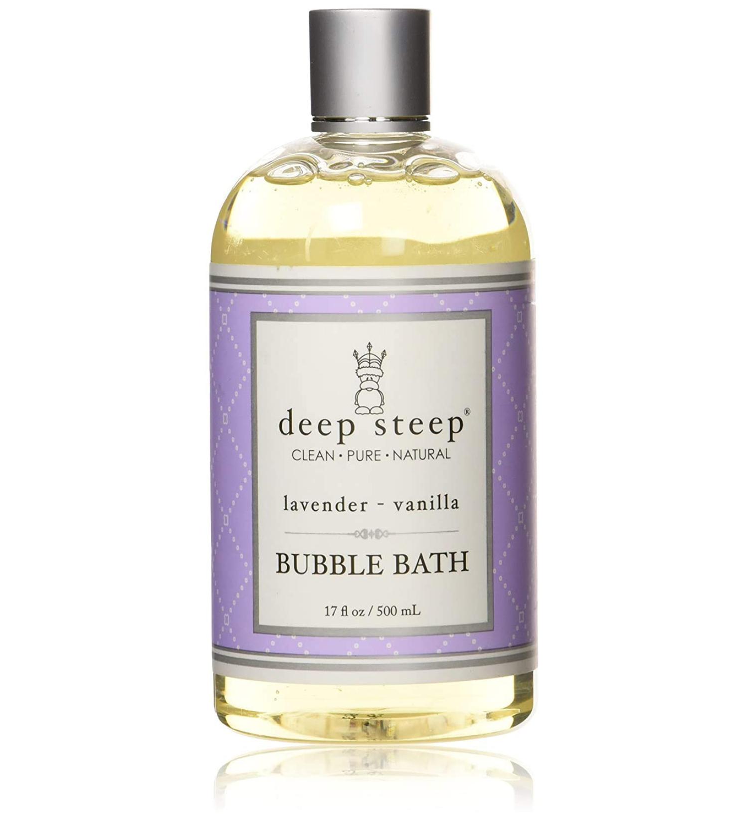 Deep Steep Classic Bubble Bath Lavender Vanilla 17 Ounce