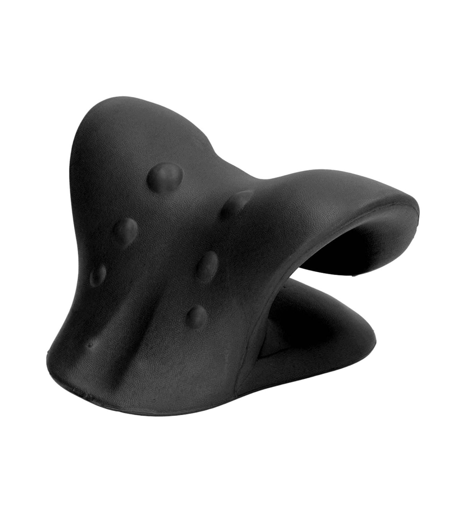 Cervical Traction Device Ergonomic Arcshaped Neck and Shoulder Relaxer for Pregnant Women for Home Use (Black) - Buy Online on SooperMarket.com
