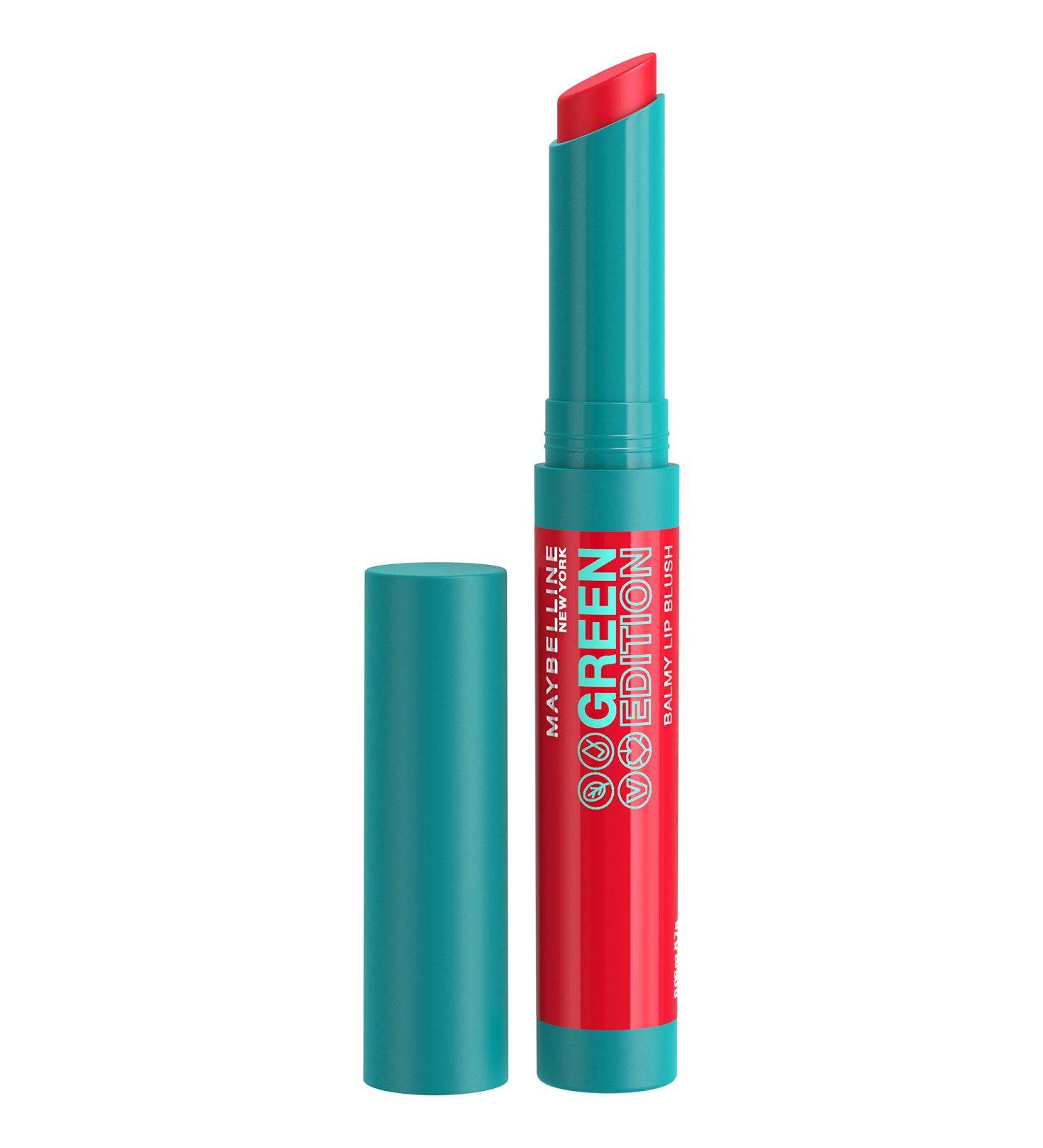 Maybelline Green Edition Balmy Lip Blush in Flare Red Pink - 1 Count - Buy Online on SooperMarket.com