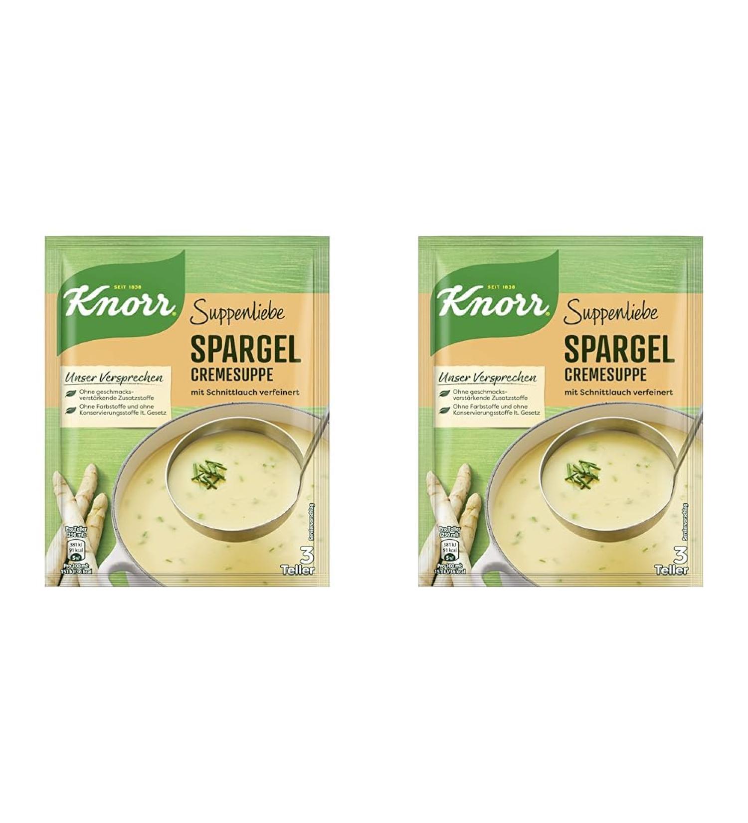Buy Knorr Asparagus Cream Soup - 1 x 750 ml (Pack of 2) | International Shipping Available - Buy Online on SooperMarket.com