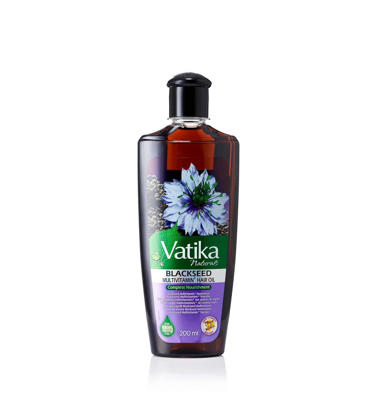Dabur Vatika Ayurvedic Black Seed Enriched Hair Oil 200ml - Complete Hair Care - Buy Online on SooperMarket.com