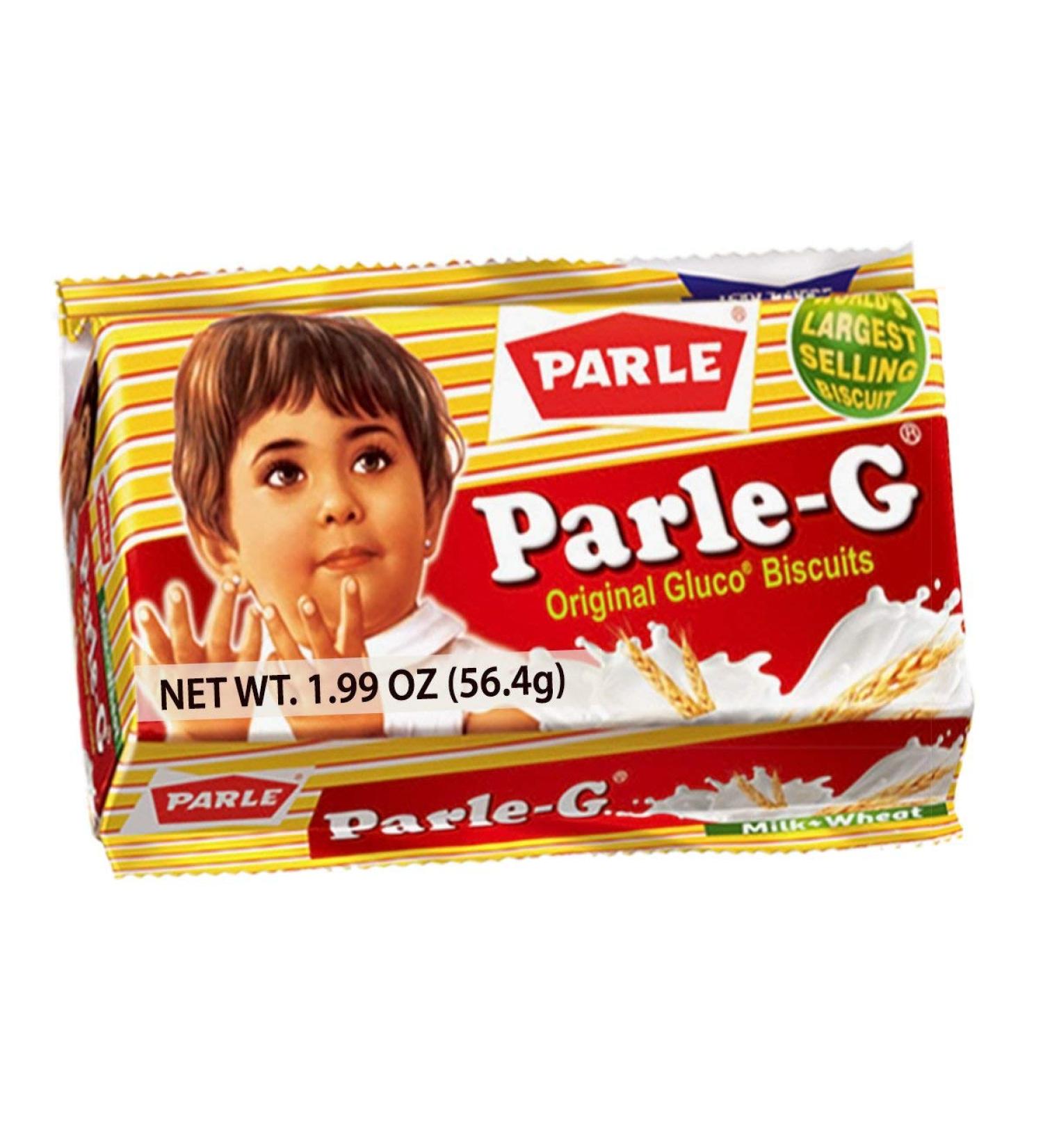 Parle-G Biscuits 2.13 oz - Bulk 48 Pack | Delicious Indian Tea Biscuits - Buy Online on SooperMarket.com