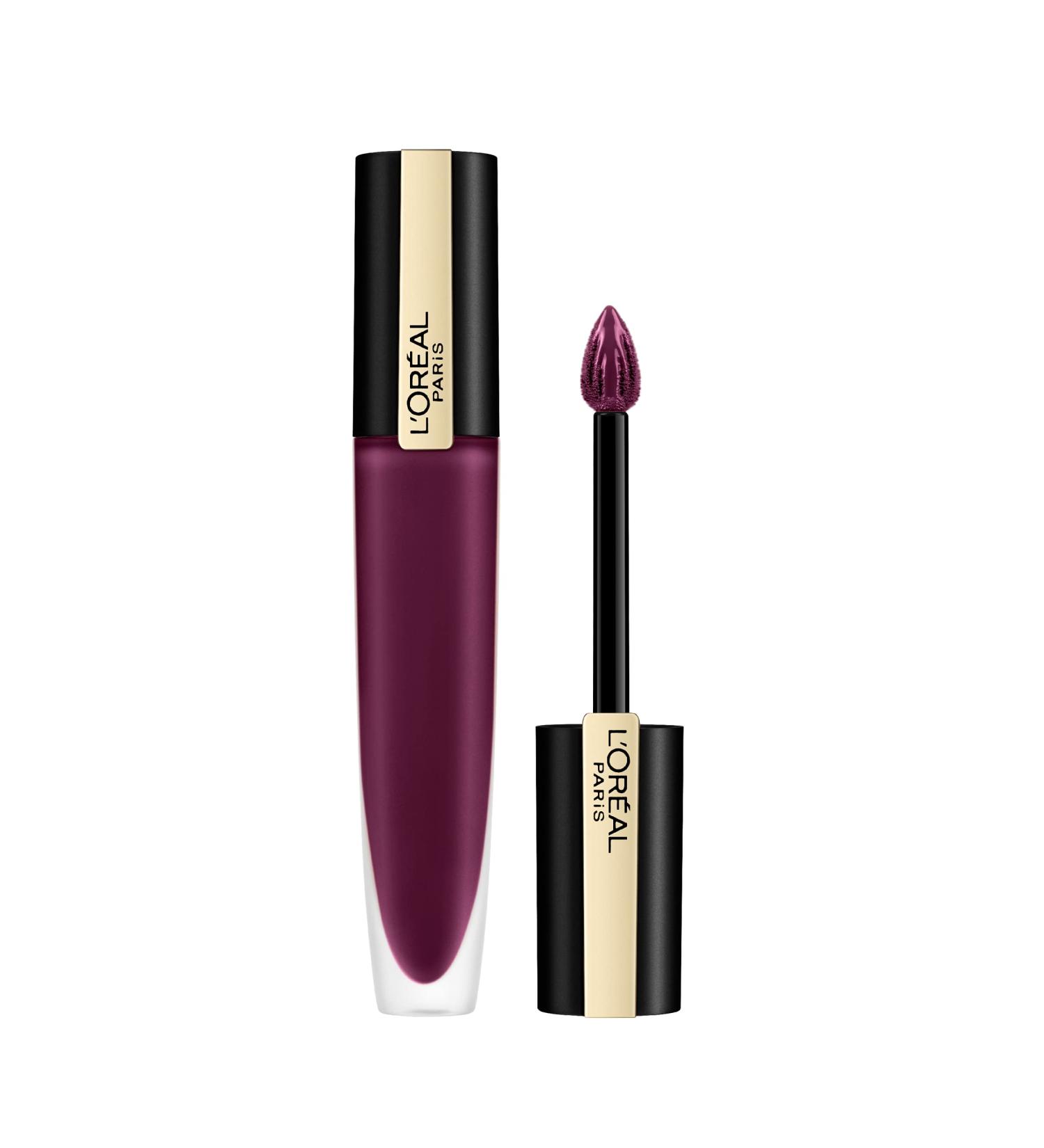 L'Or al Paris Rouge Signature Matte Liquid Lipstick 131 - Captivate | Long-Lasting, Bold Color - Buy Online on SooperMarket.com