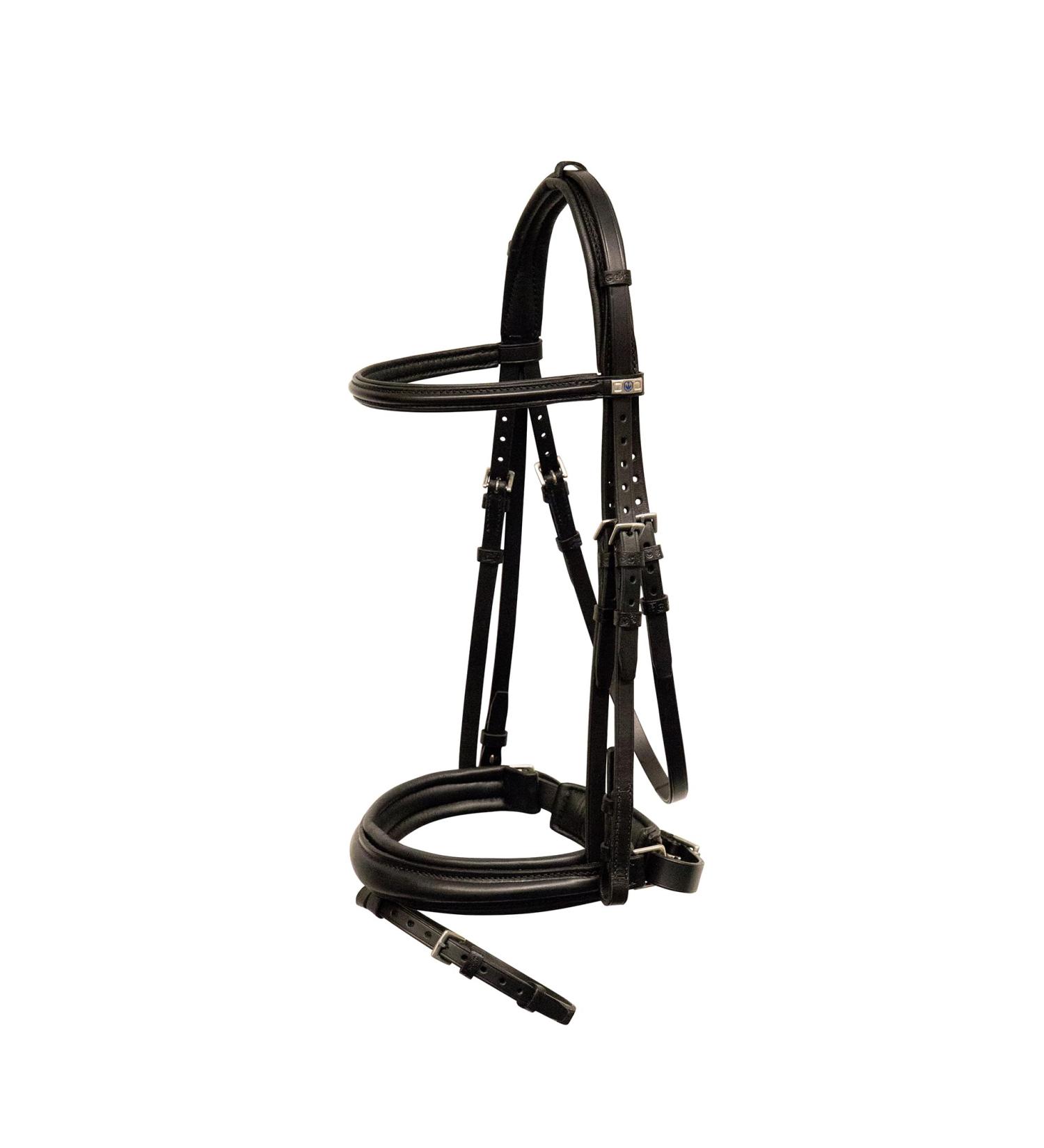 Buy St bben Bridle 2300 Leitrim Ebony - Warmblood with Special French Noseband | International Shipping Available - Buy Online on SooperMarket.com