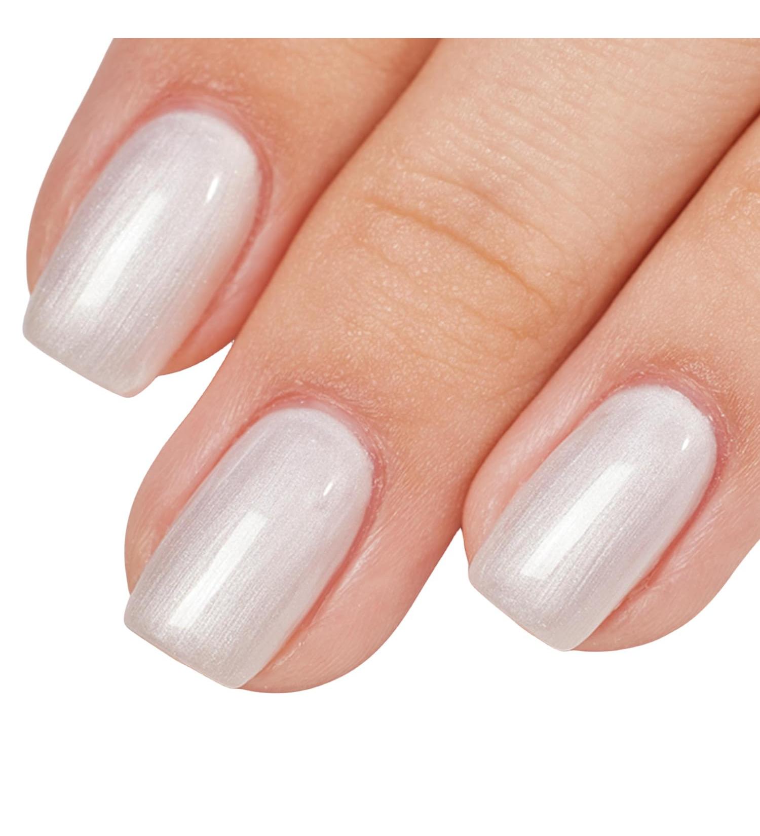MEMEDA Pearl White Gel Nail Polish - 8ML Glitter Shimmer Gel for DIY & Salon Manicures | Soak Off UV Nail Polish - Buy Online on SooperMarket.com