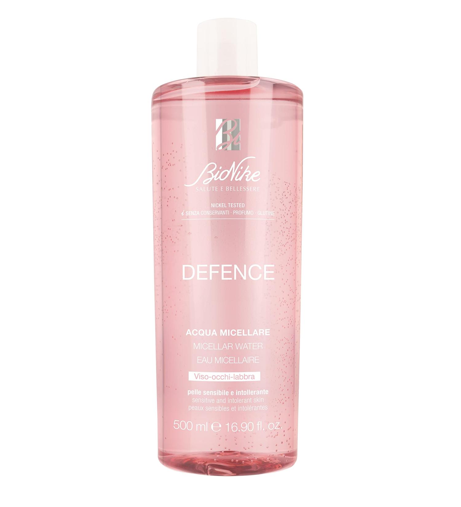 Bionike Defense Micellar Water 500 ml - Gentle Cleansing for All Skin Types | Buy Now - International Shipping Available - Buy Online on SooperMarket.com