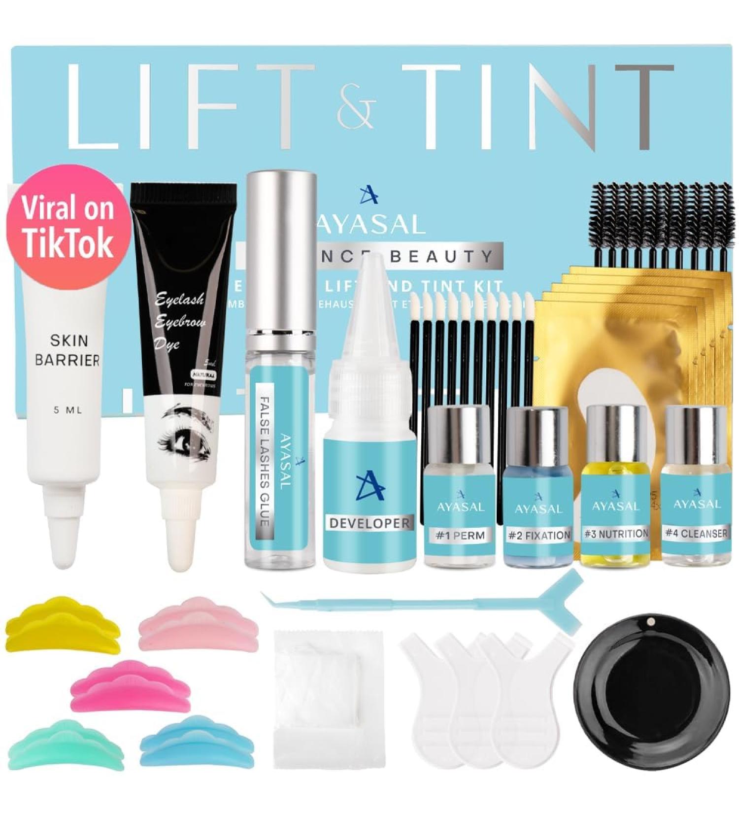 Lash Lift Kit Eyelash Perm Kit with Detailed Instruction Eyelash Lift Kit Easy for Beginner and Professional Lash Perm Kit Achieve Salon-Quality Lashes Lift with Safe and Effective Result - Buy Online on SooperMarket.com