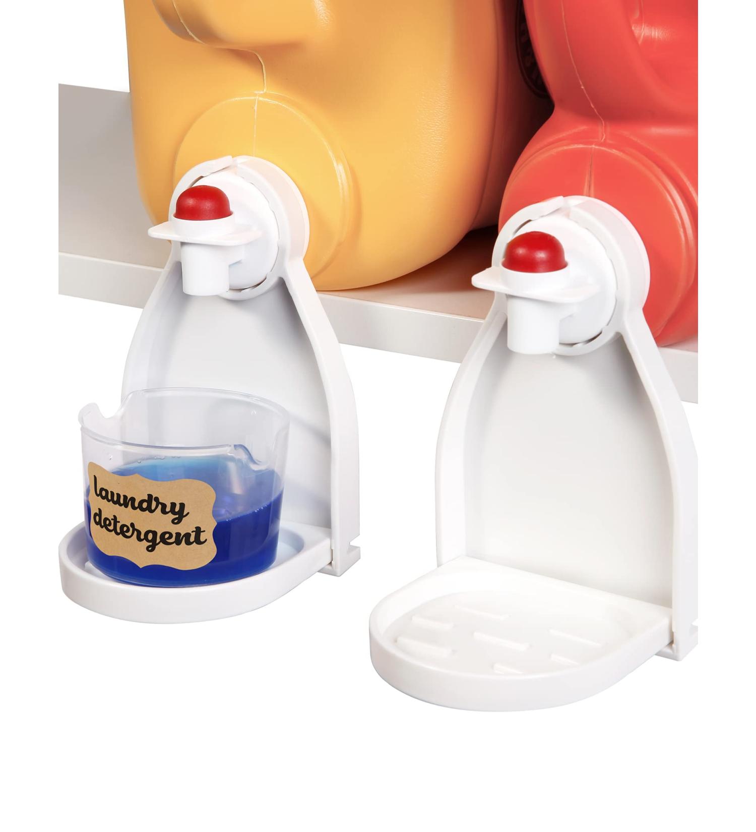 Cossylife Laundry Detergent Cup Holder - 2 Pack | Drip Catcher & Fabric Softener Gadget | Tidy Laundry Room Solution - Buy Online on SooperMarket.com