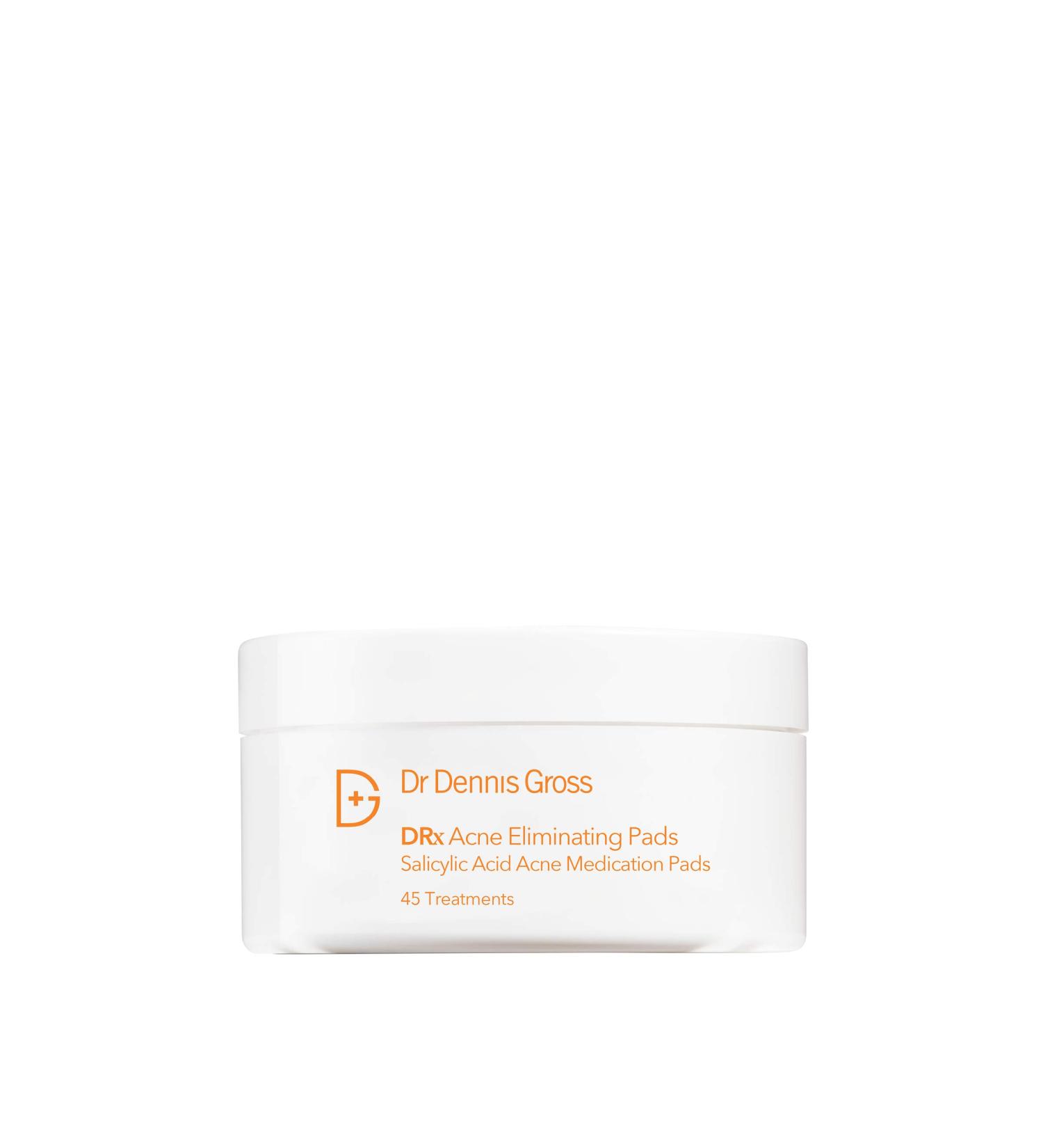 Dr. Dennis Gross DRx Acne Eliminating Pads - 45 Treatments for Clearing Acne, Oily Skin, Clogged Pores, and Inflammation - Buy Online on SooperMarket.com