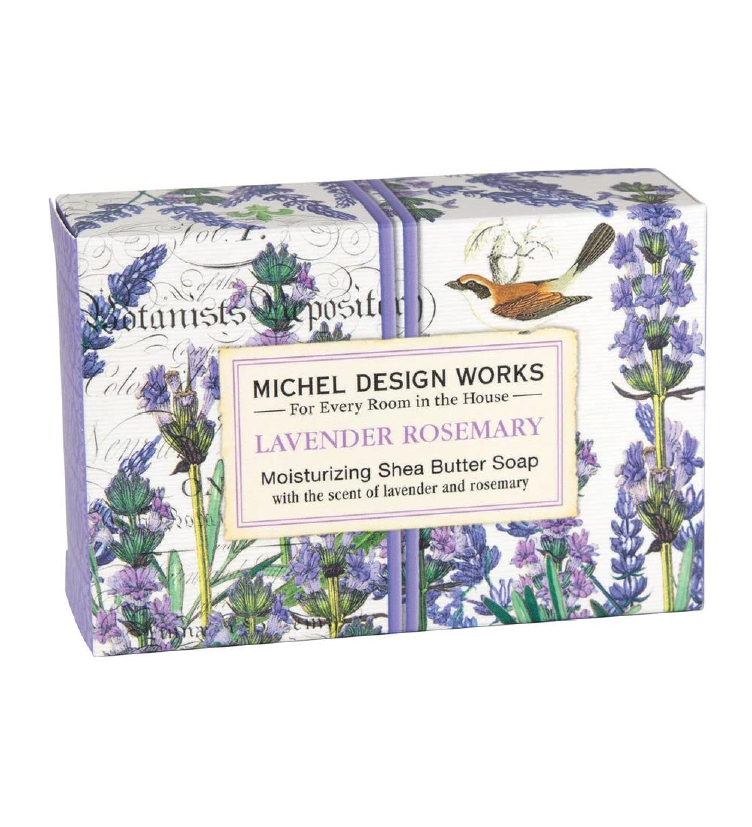 MICHEL DESIGN Lavender Rosemary Boxed Soap SOAX81 Lavender