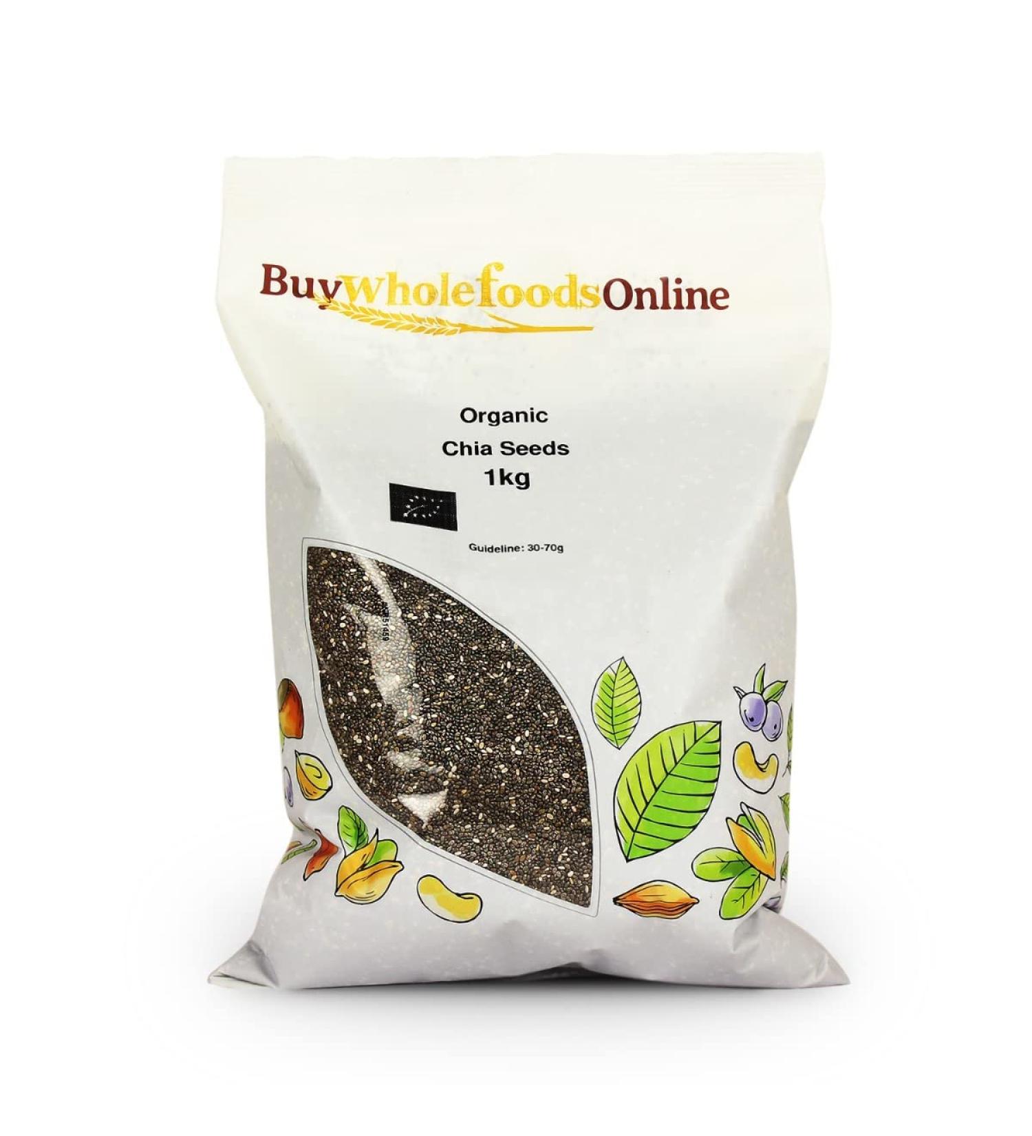 Organic Chia Seeds 1kg (BWFO)