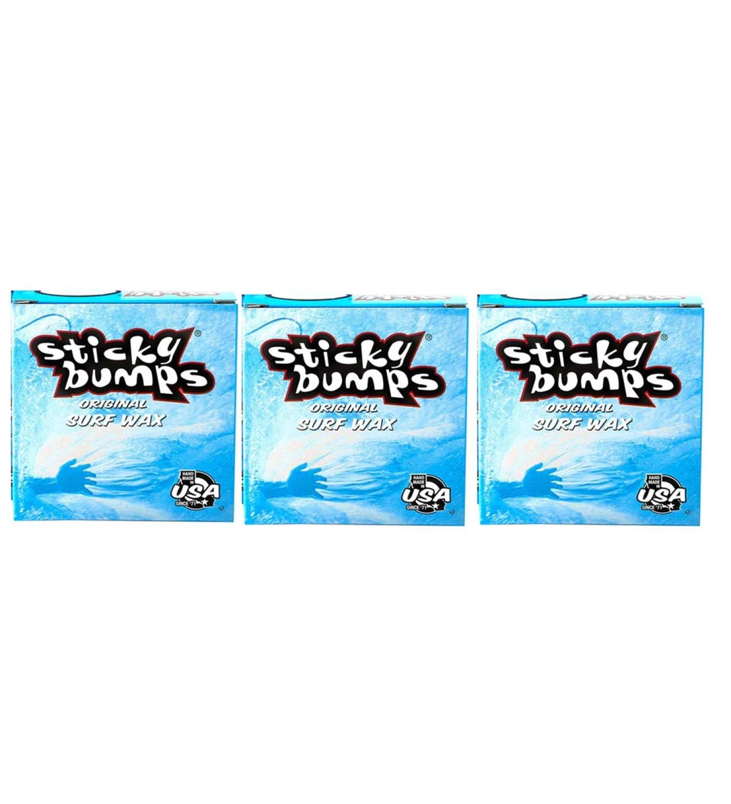 Sticky Bumps Cool Surf Wax (Pack of 3)
