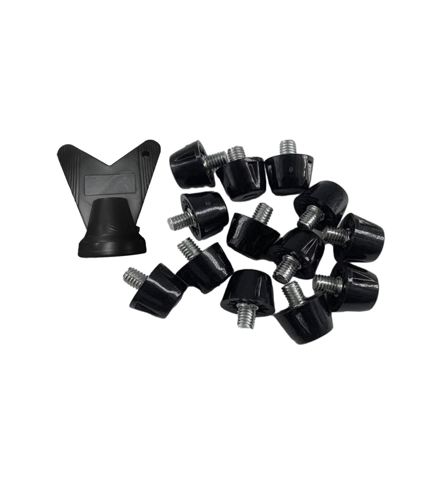 Amagogo 12pcs Soccer Shoe Spikes - Anti-Slip Rugby Cleats Replacement Universal Fit 13mm/16mm Comfortable & Stable for Ultimate Performance - Buy Online on SooperMarket.com