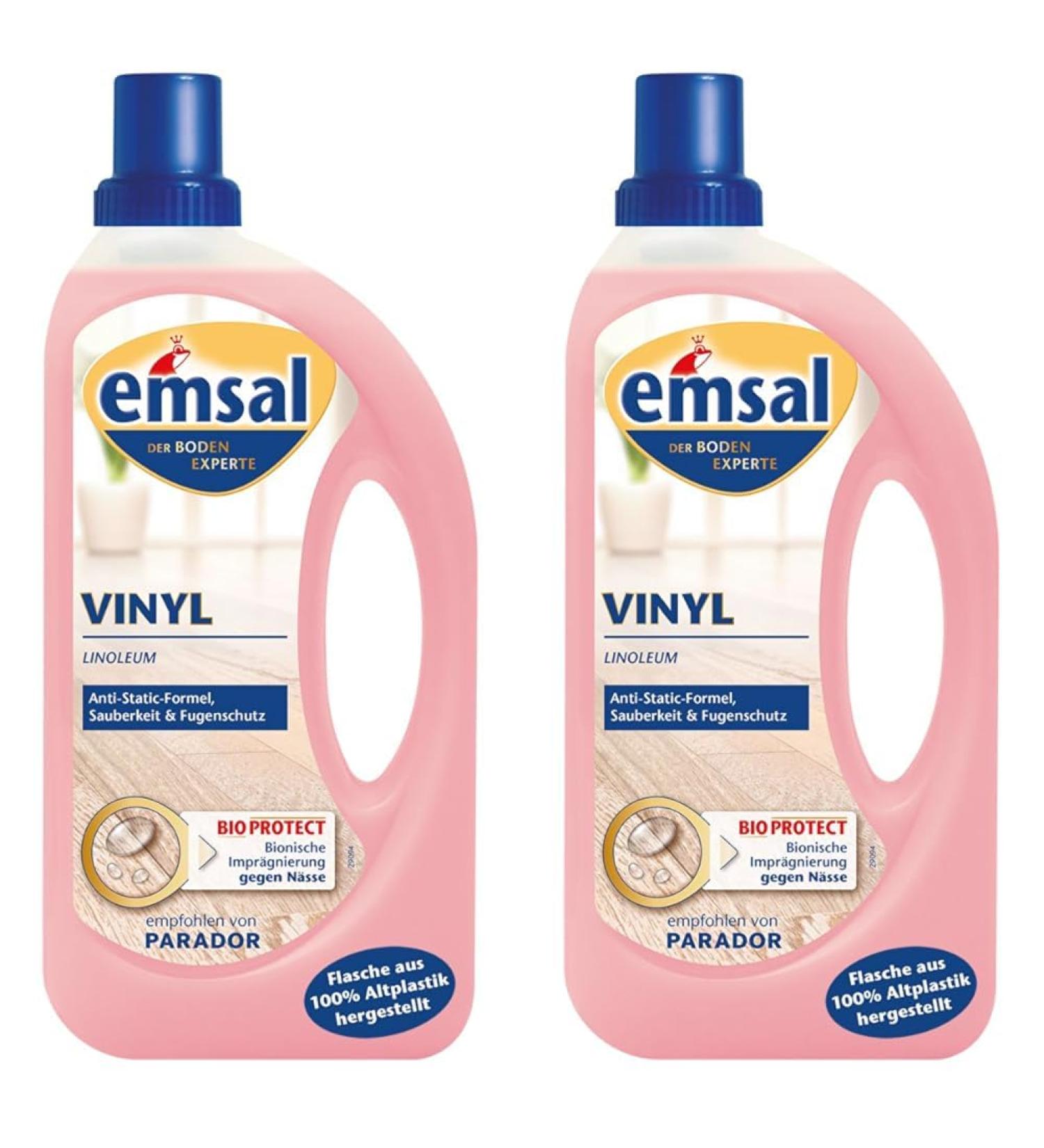 Emsal Vinyl Floor Care 1000 ml (Pack of 2) - Premium International Shipping for All Floors - Buy Online on SooperMarket.com