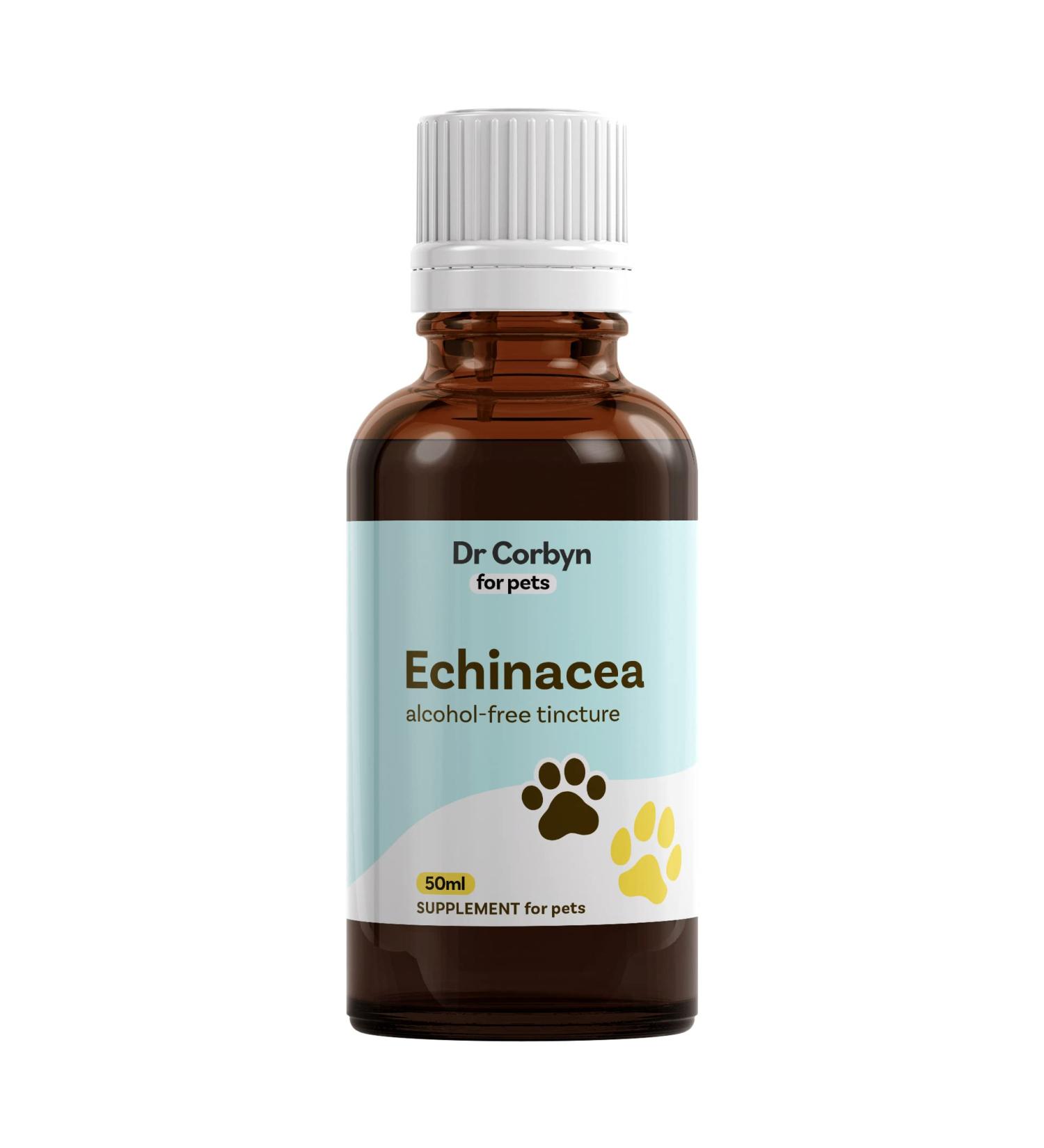 Dr Corbyn Pets Echinacea Drops 50ml | Immunity Support for Dogs & Cats | Natural Echinacea Supplement - Buy Online on SooperMarket.com