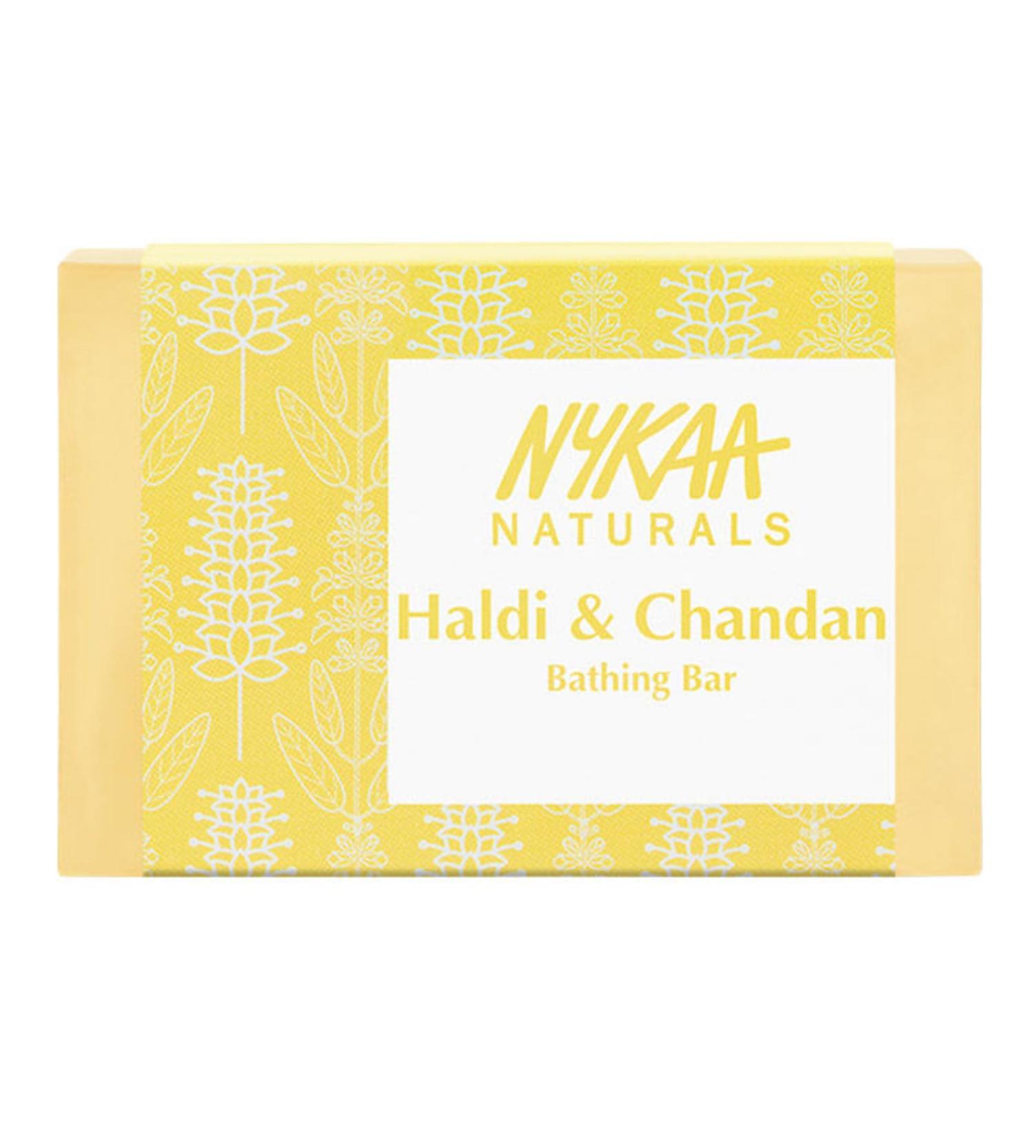 Shop Nykaa Naturals Purifying Bathing Soap | Tan Removal & Youthful Glow | Haldi & Chandan - 3.5 oz | Clearer Flawless Skin Worldwide Shipping - Buy Online on SooperMarket.com