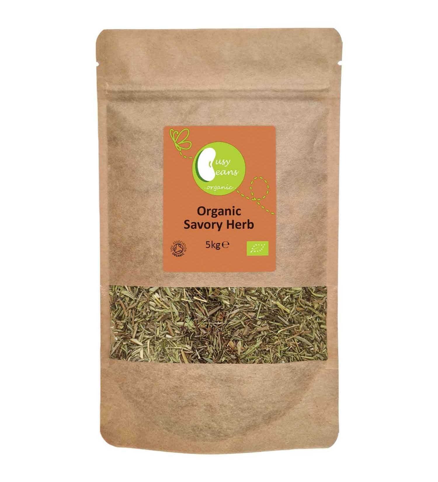 Organic Savory Herb - Certified Organic - by Busy Beans Organic (5kg) - Buy Online on SooperMarket.com