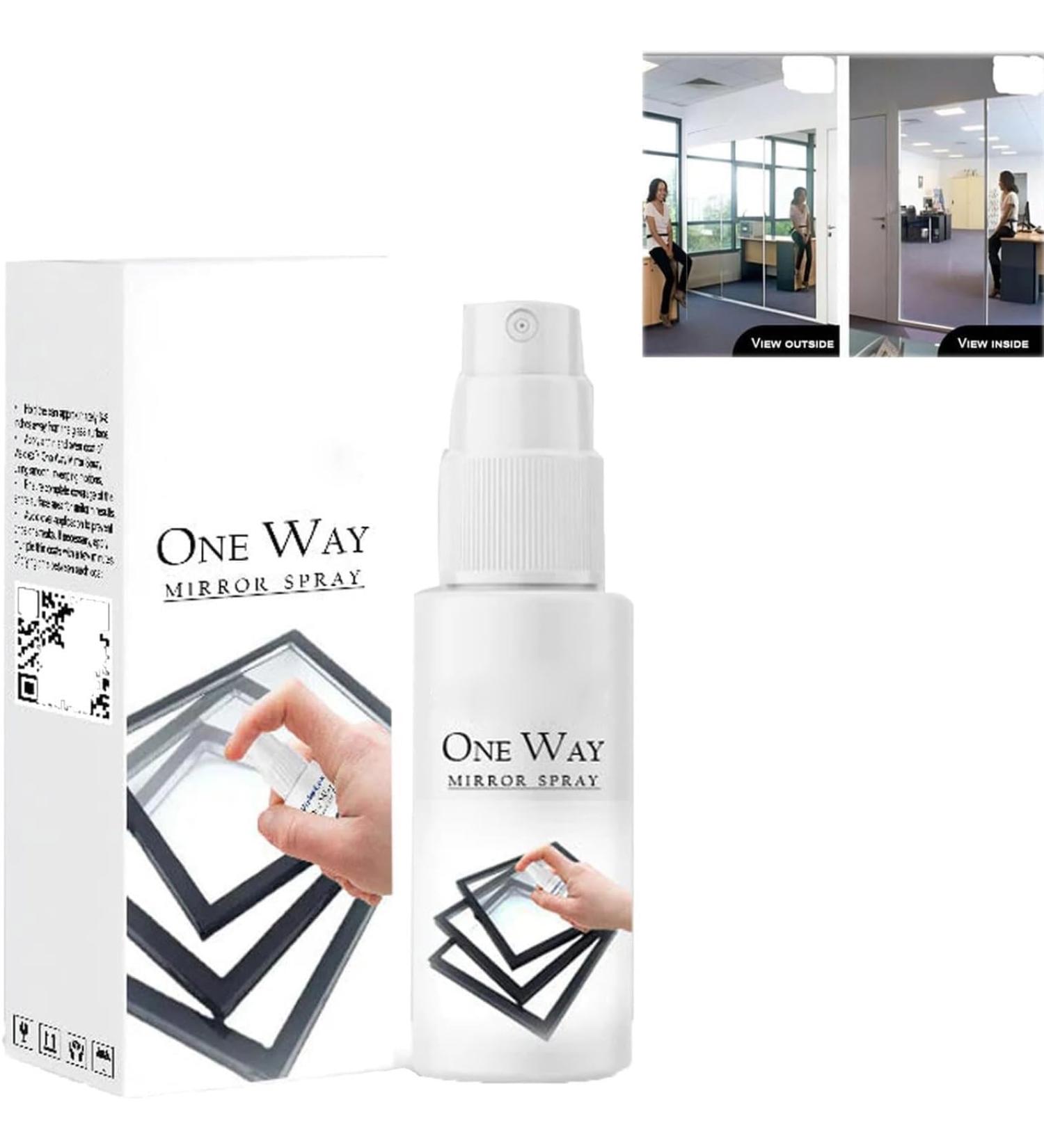 Nano Coating One Way Mirror Spray for Window Achieve The Effect Of A One-Way Mirror By Applying A Special Coating On Glass Surface For Privacy Protection (1pcs) - Buy Online on SooperMarket.com