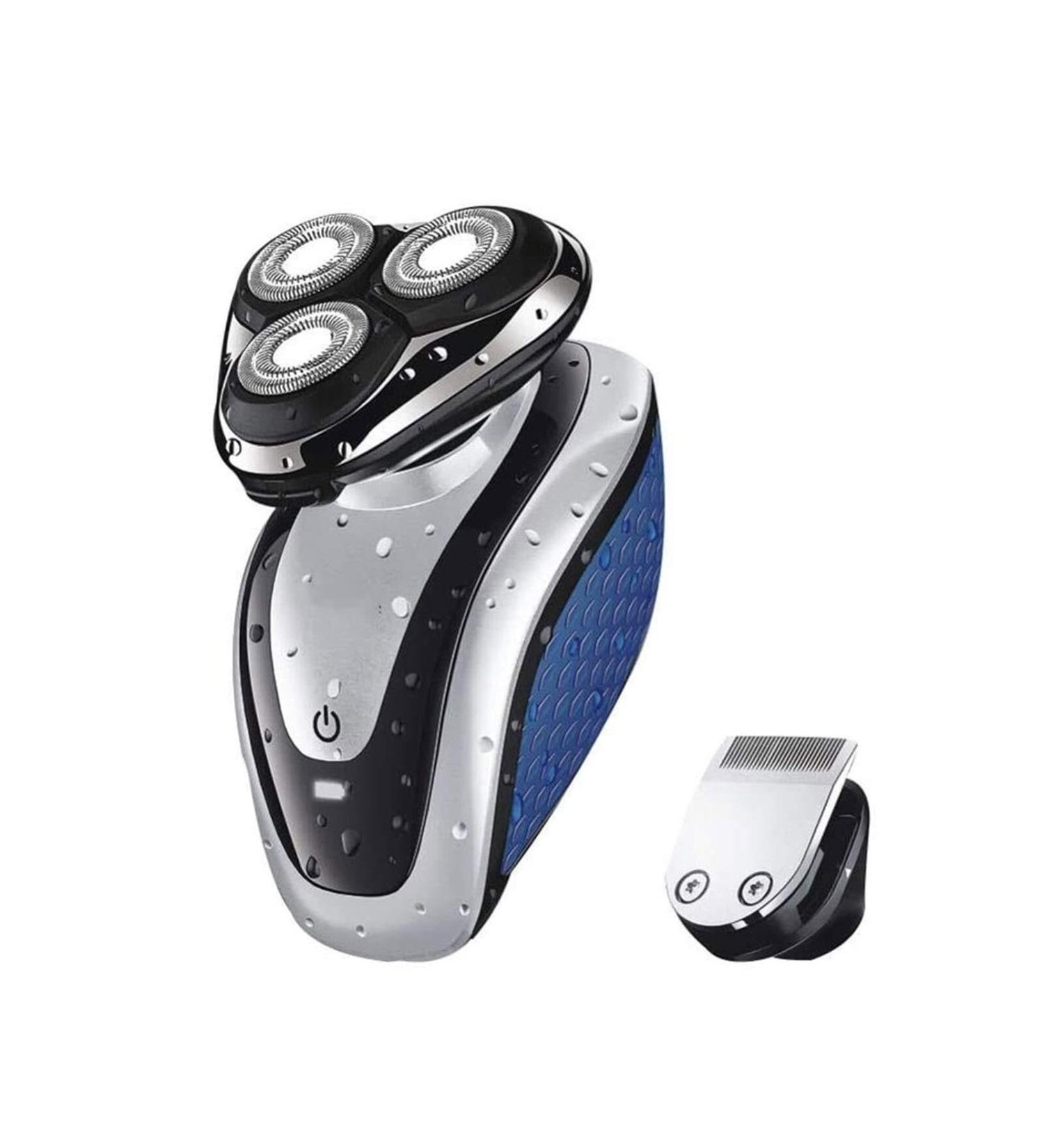 GeRRiT Electric Shaver for Men - 2 in 1 Waterproof Rotary Razor | USB Rechargeable Wet & Dry Travel Shaving for Dad & Husband - Buy Online on SooperMarket.com