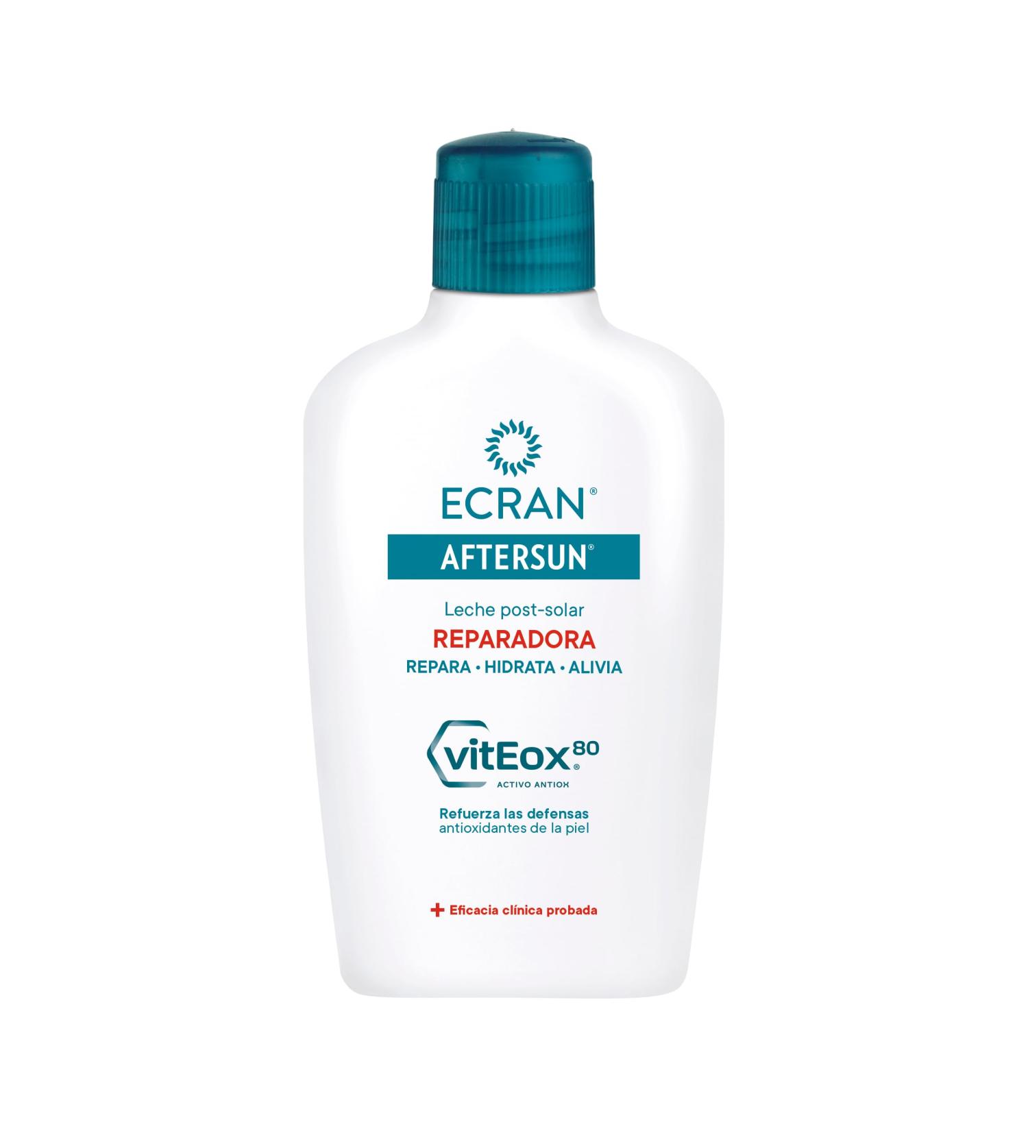 Ecran Aftersun Post-Solar Moisturising Milk - 200ml | Soothing & Repairing After Sun Care - Buy Online on SooperMarket.com