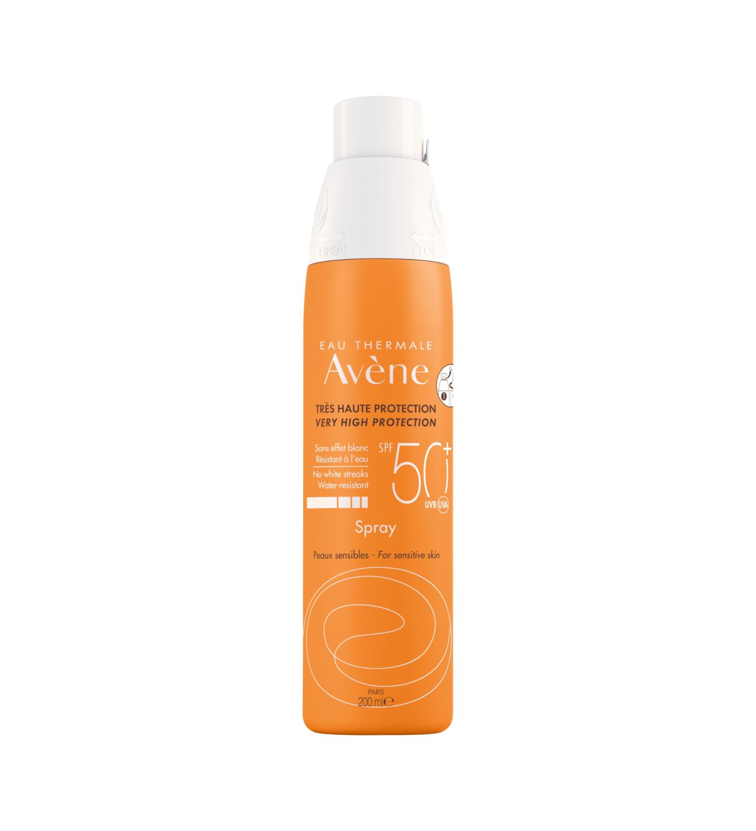 Avene 3 Milk Solar Spray Protection SPF50+ | Water-Repellent Sunscreen | 200ml - Buy Online for Global Shipping - Buy Online on SooperMarket.com