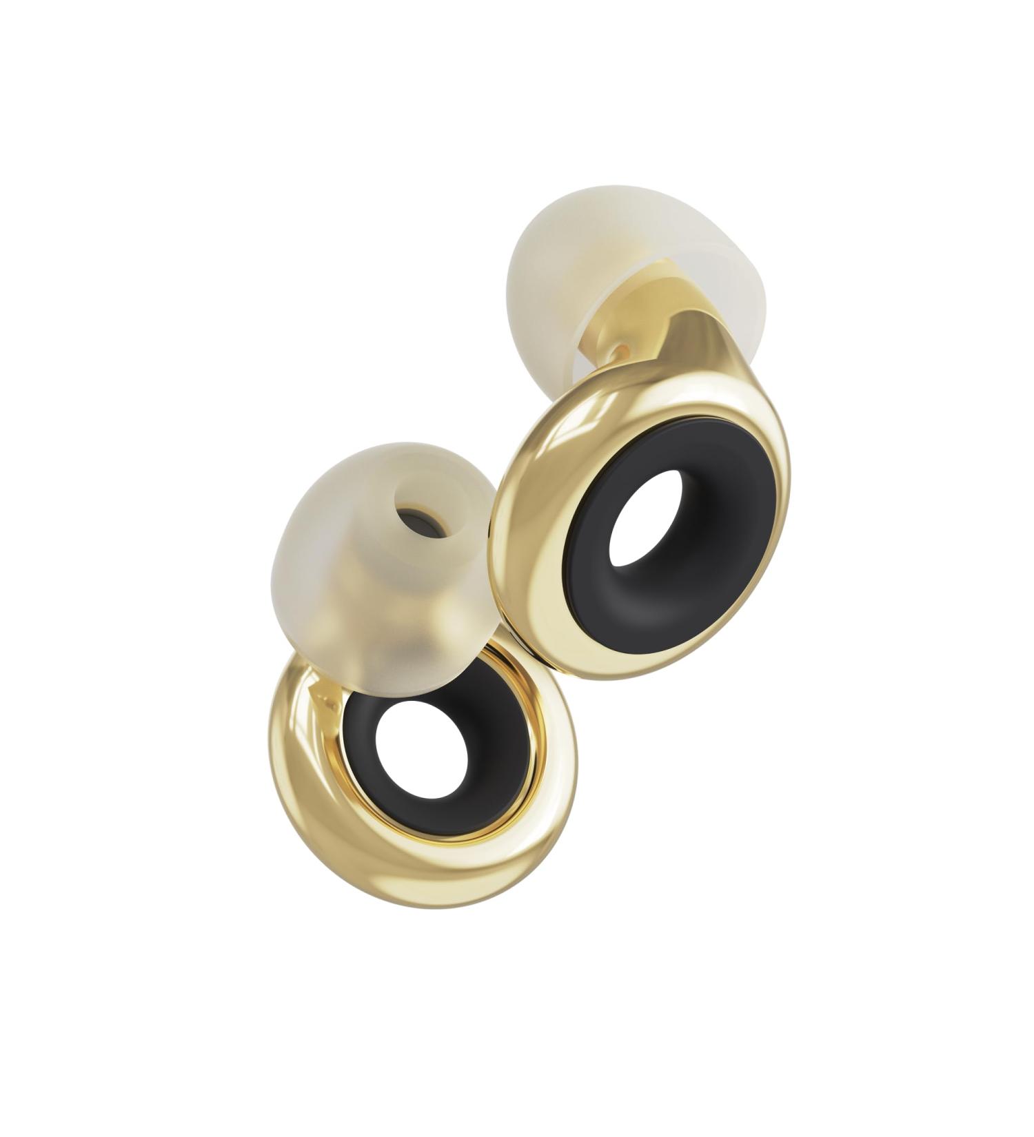 Loop Experience Plus Earplugs | High Fidelity Hearing Protection for Musicians DJs & Concerts | 18dB Noise Reduction | Includes Extra Accessories - Gold - Buy Online on SooperMarket.com