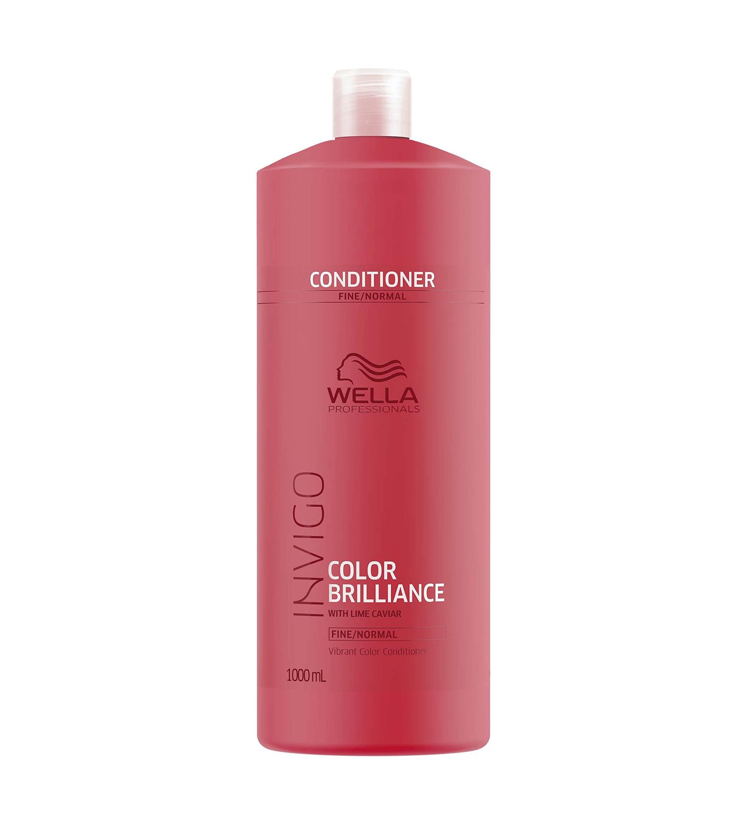 Wella Professionals Invigo Color Brilliance Conditioner for Fine and Normal Hair Professional Hair Care For Coloured Hair 1 L 1 l (Pack of 1)