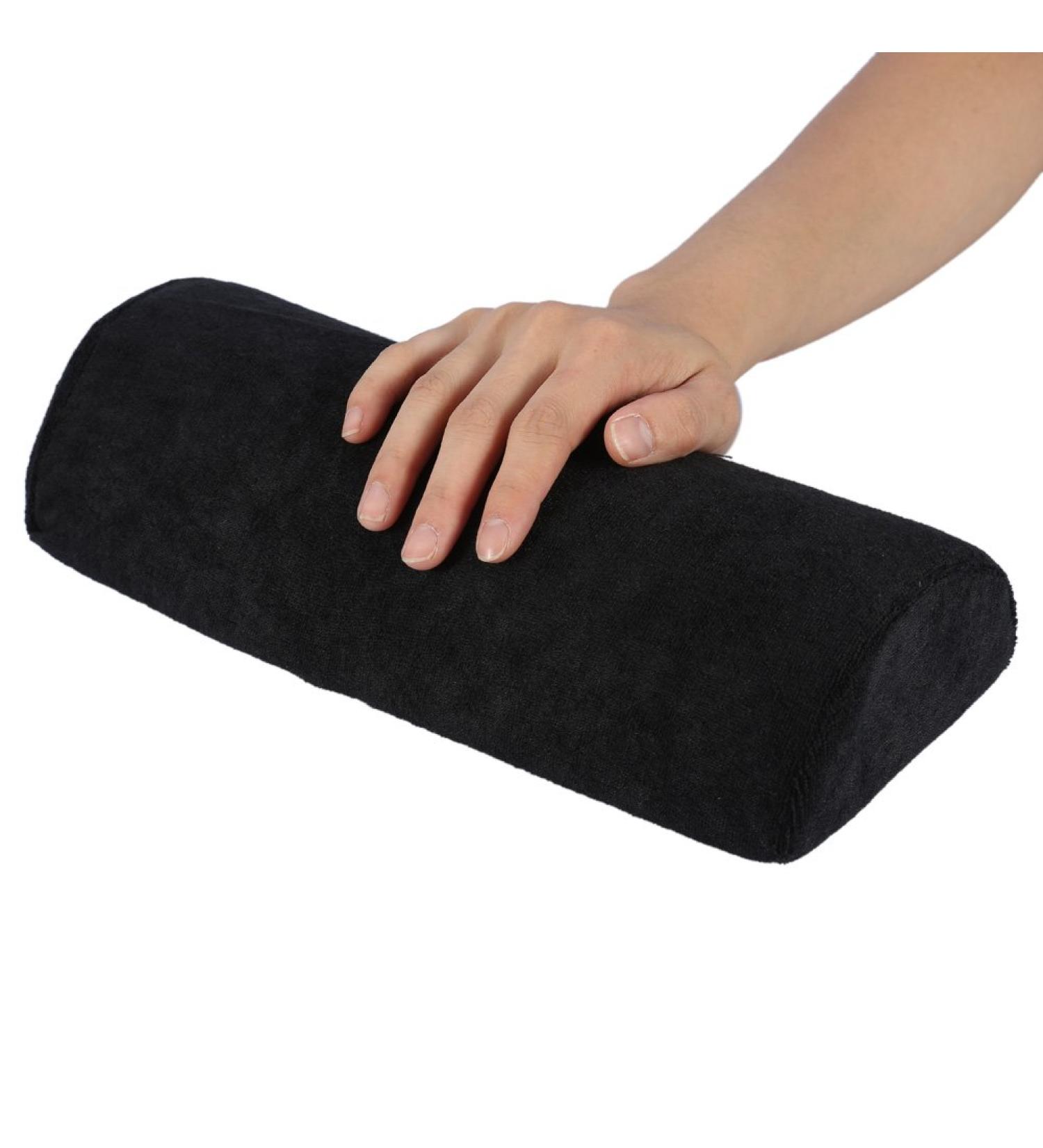 Felenny Nail Art Rest Cushion Detachable Sponge Zipper Design Nail Pillow Hand Rest Professional Salon Hand Arm Holder Manicure Pillow Nail Cushion For Makeup Cosmetic Tools Black - Buy Online on SooperMarket.com