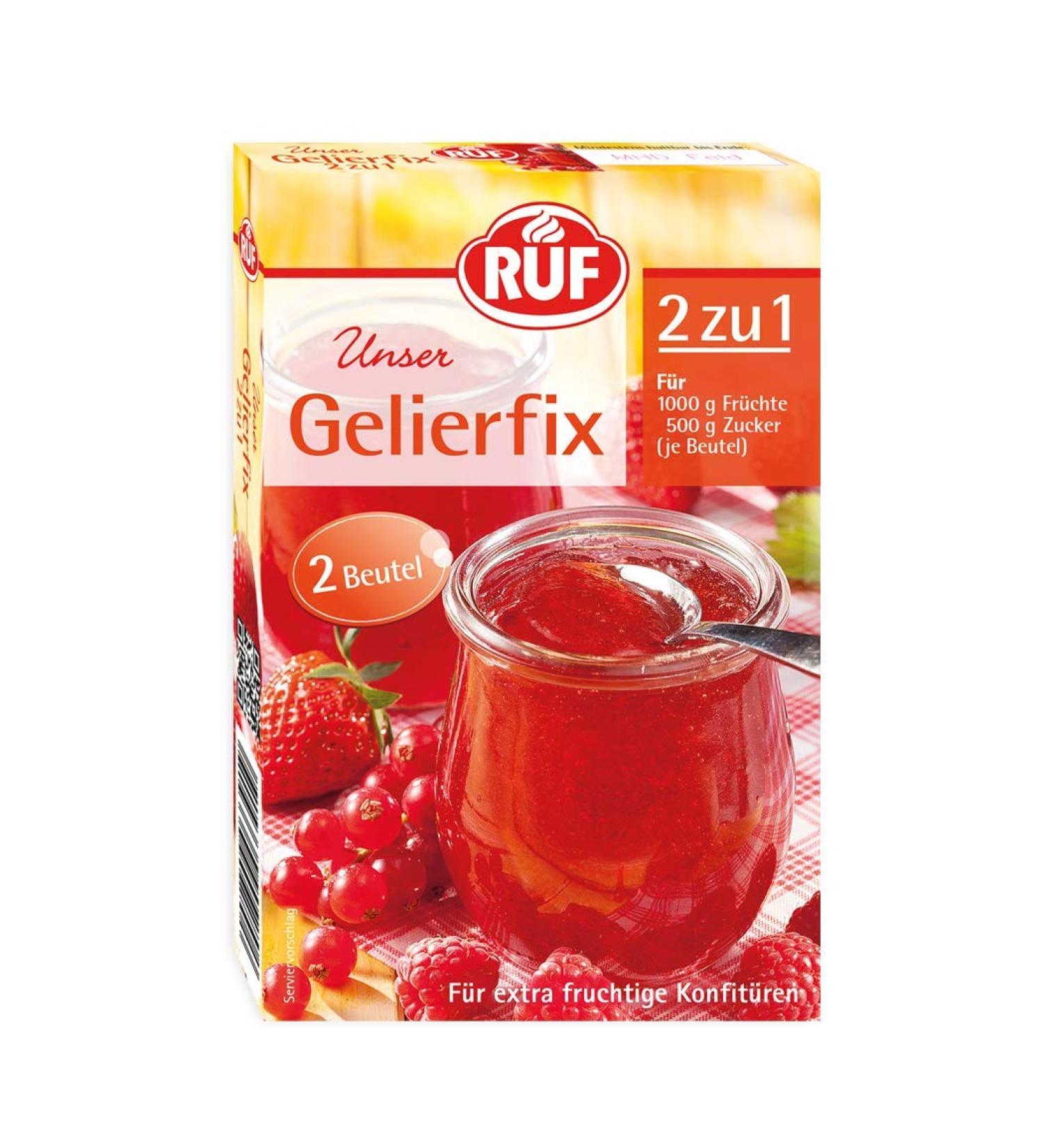 Buy Gelierfix 2:1 Gelling Agent for Jam & Jelly | Gluten-Free & Vegan | 17 Pack (17 x 25g) - International Shipping Available - Buy Online on SooperMarket.com