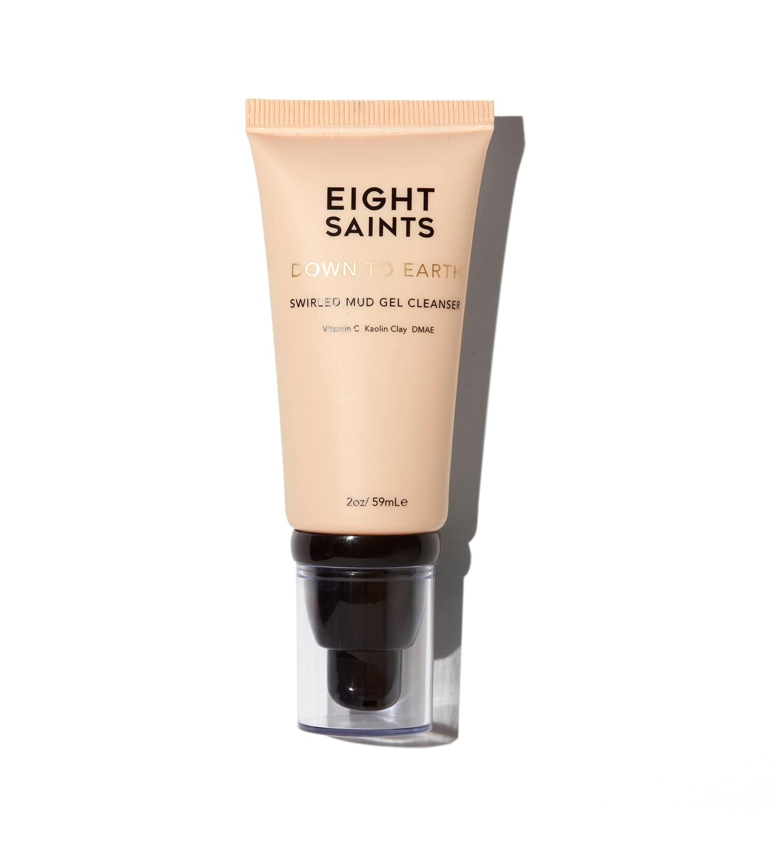 Eight Saints Down To Earth Mud Gel Facial Cleanser - Natural & Organic Daily Face Wash (1.7 oz) - Buy Online on SooperMarket.com