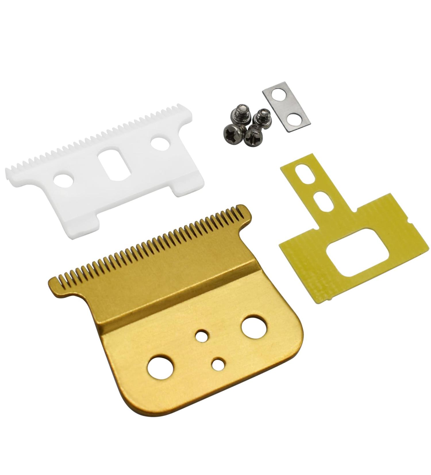 Professional Hair Trimmer T-Outliner Replacement Blades Set #04521 Compatible with Andis Model GTO GO SL SLS Hair Trimmers (Gold) - Buy Online on SooperMarket.com