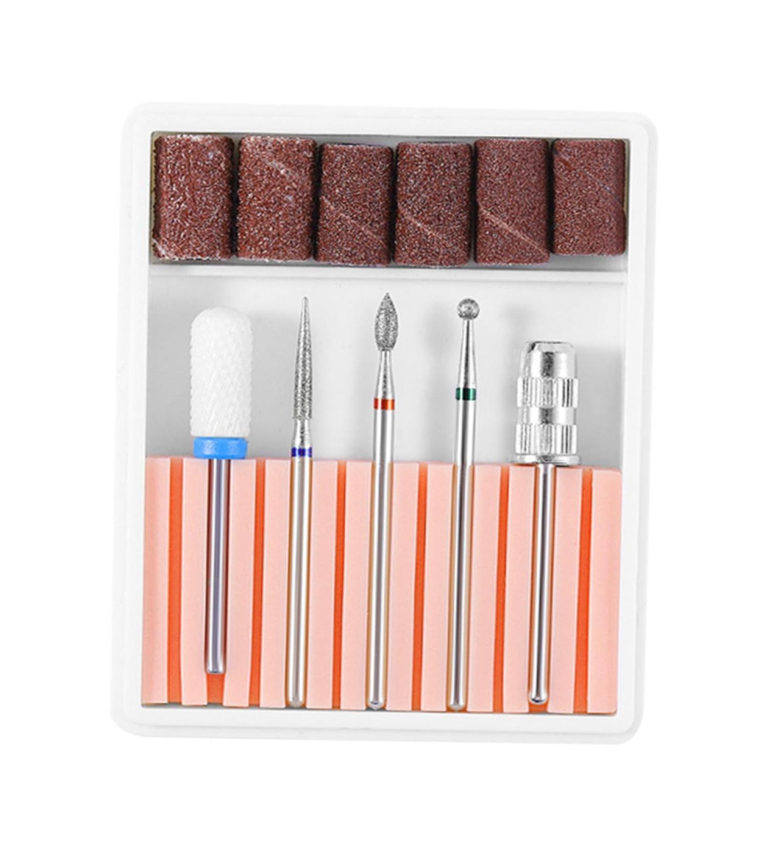 POPETPOP 1 Set Nail Drill Bits for Acrylic Nail Drill Tool Electric Nail File Drill Bits Cuticle Drill Bit Nail Polish Accessories Gel Polish Remover Drill Bit Nail Bits Alloy Head 6.5x5.5cm Pink - Buy Online on SooperMarket.com