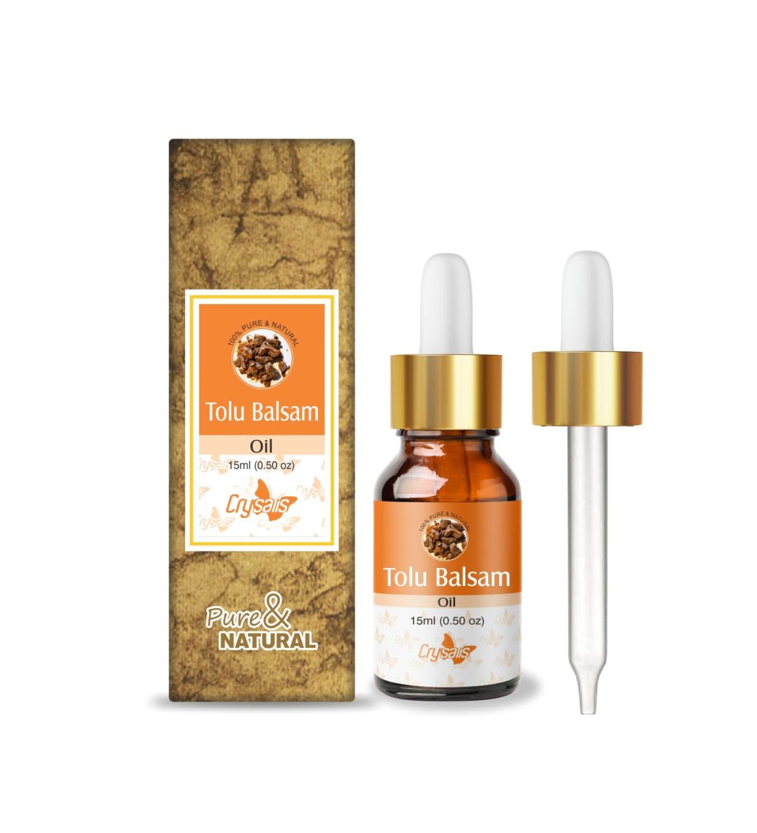 Crysalis Tolu Balsam Pure Essential Oil (Myroxylon balsamum) Steam Distilled Essential Oil -15ml Tolu Balsam 15 ml (Pack of 1) - Buy Online on SooperMarket.com