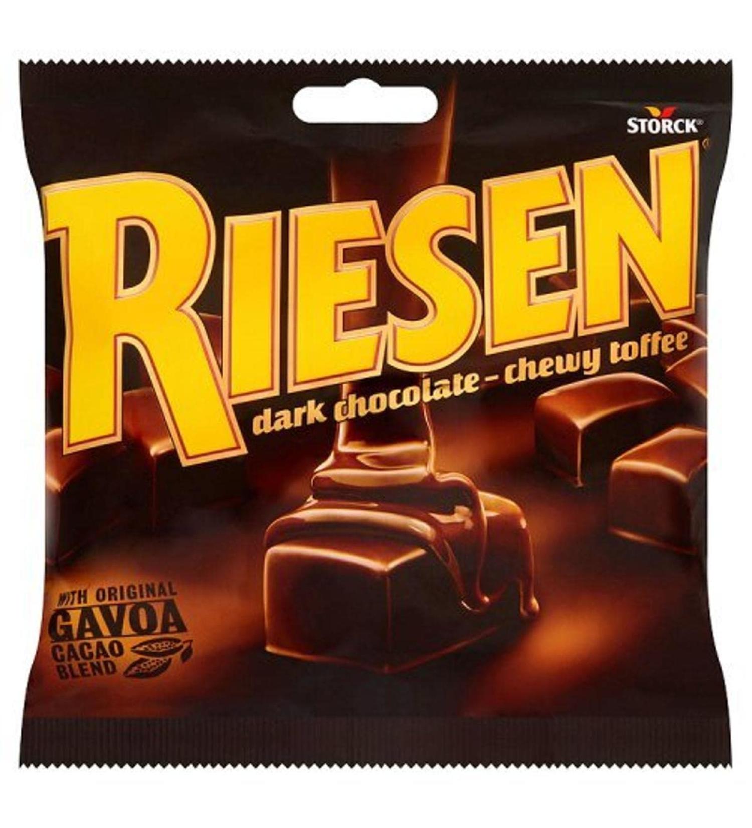Riesen Dark Chocolate Chewy Toffee 135g