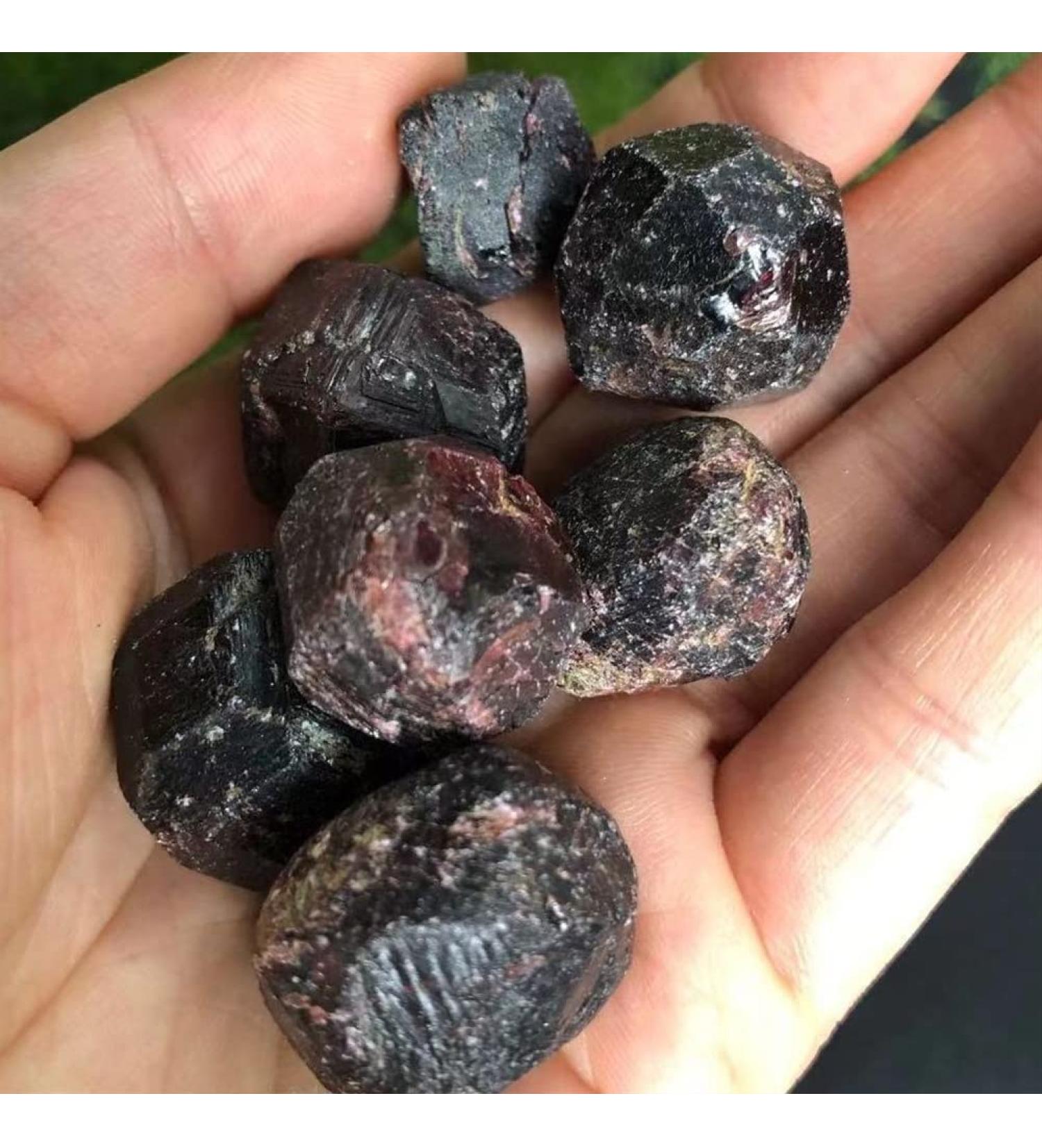 Natural Rough Garnet Crystal Stone Raw Semiprecious Tumbled Stone NaturalReiki Decoration PEIQIYIN Home Goods (Size : 500g) - Buy Online on SooperMarket.com