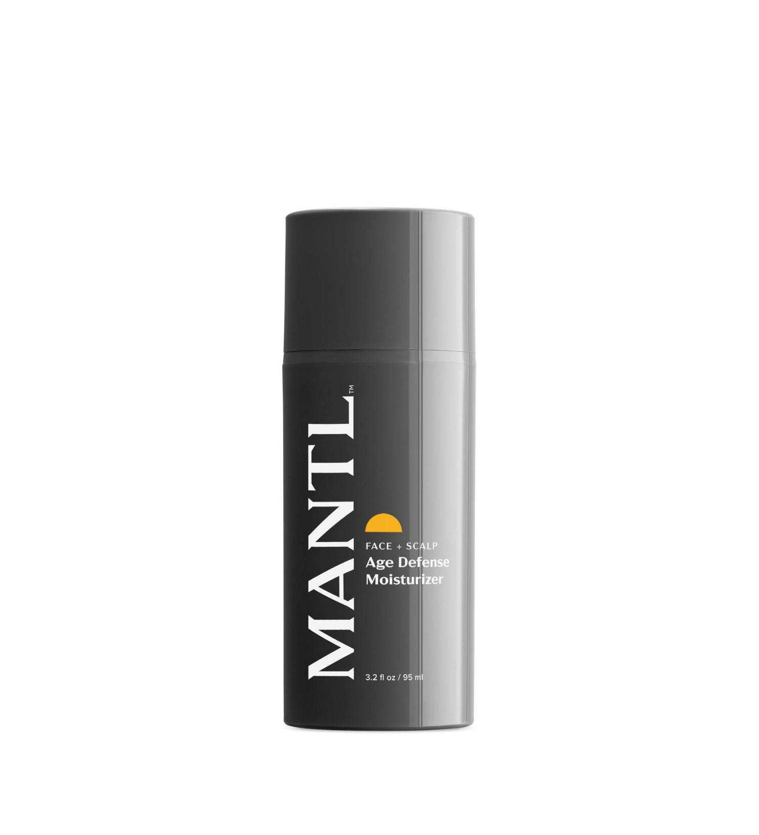 MANTL Lightweight Age Defense Moisturizer for Men - Dermatologist-tested Anti-Aging Face Moisturizer | Soothes and Hydrates | 90 Day Supply - Buy Online on SooperMarket.com