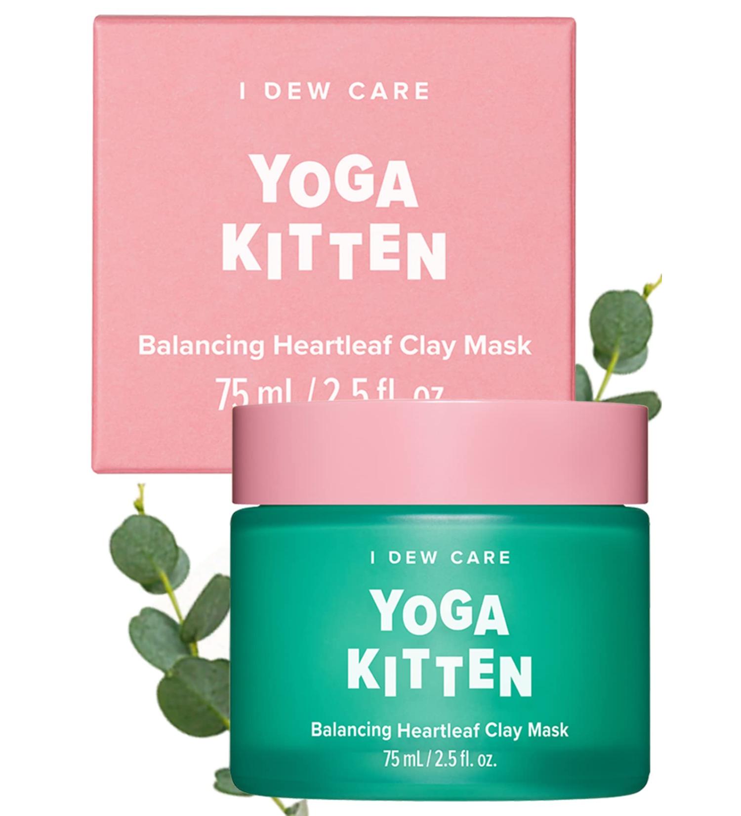 I DEW CARE Wash-off Clay Mask - Yoga Kitten | For Blemish-prone Skin with Kaolin  Heartleaf  and Tea Tree Extract  2.5 Fl Oz - Buy Online on SooperMarket.com