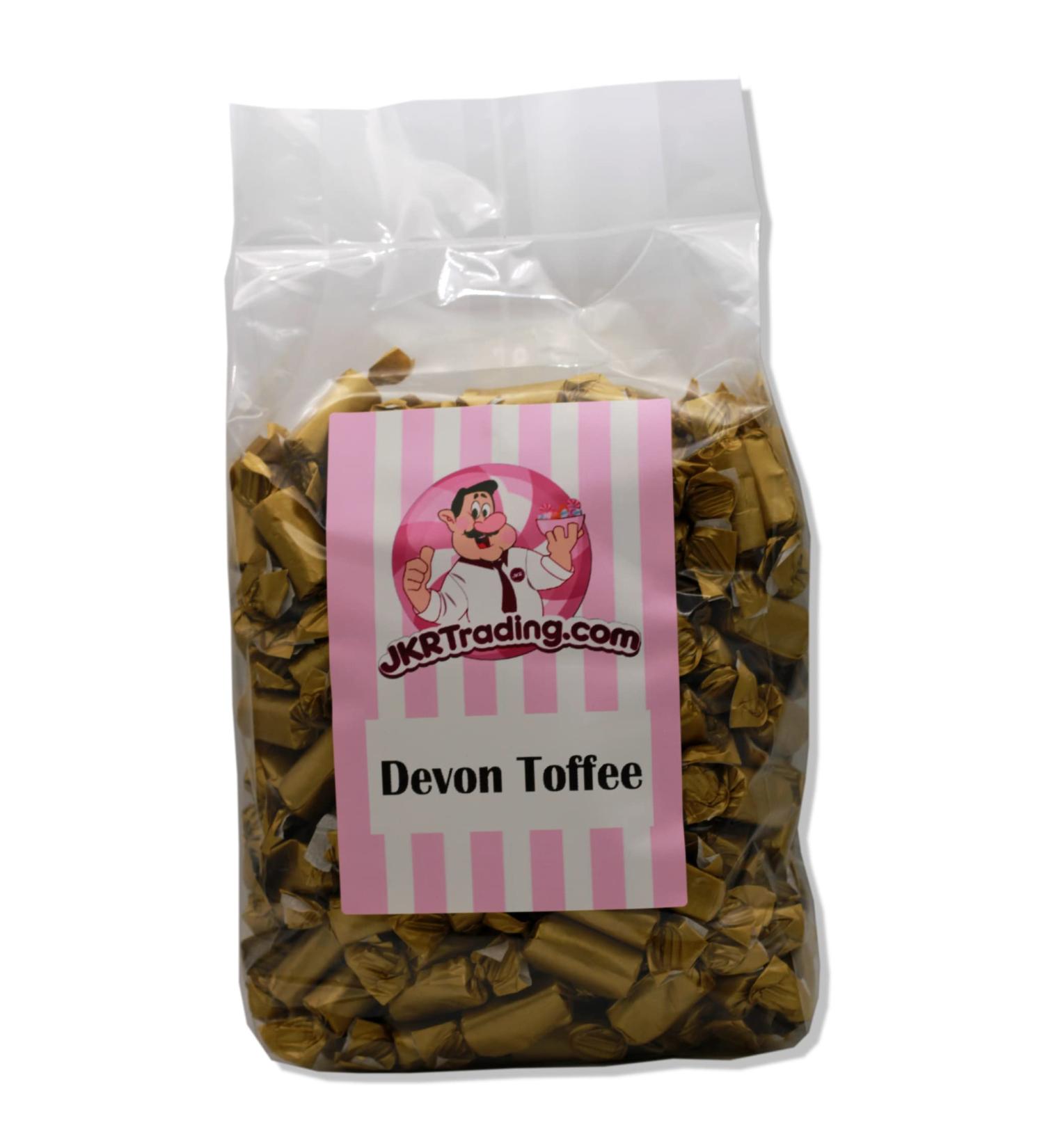 Devon Toffee Traditional Individually Wrapped Toffee Pieces From 100Grams (1000grams) - Buy Online on SooperMarket.com