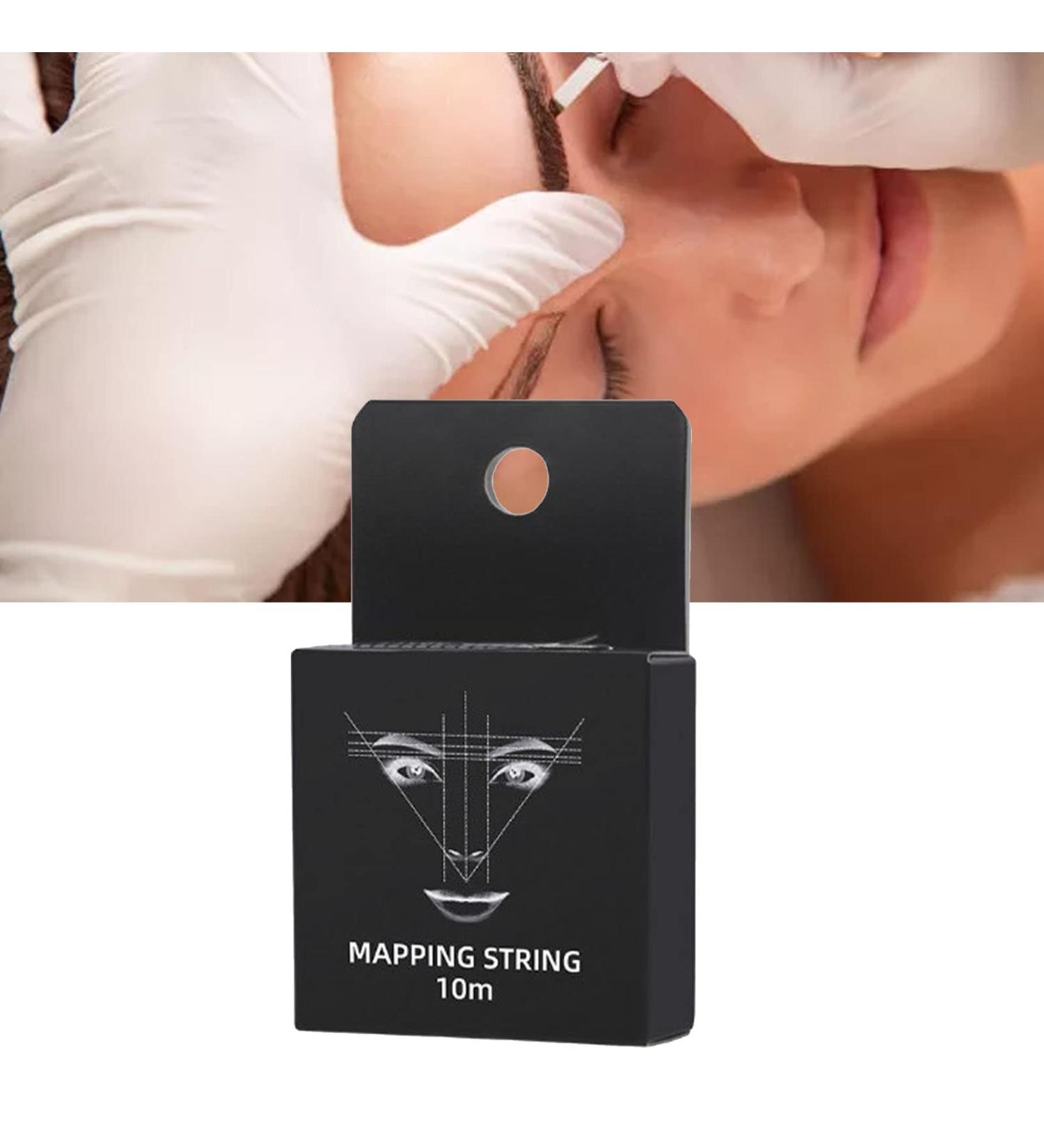 Eyebrow Mapping String - 10m Hypoallergenic Microblading Cord for Precise Brow Measurement | International Shipping - Buy Online on SooperMarket.com