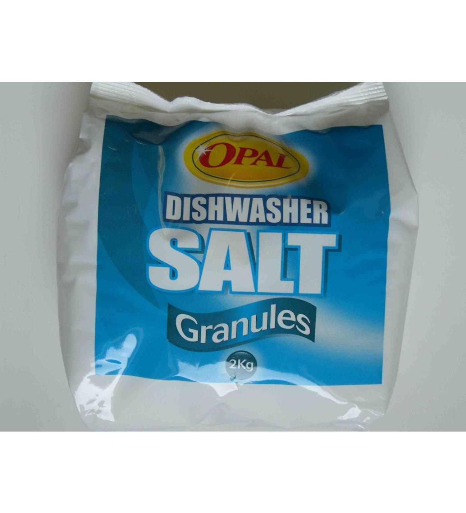 Opal Dishwasher Salt Granules Poly Bag 2kg x 2