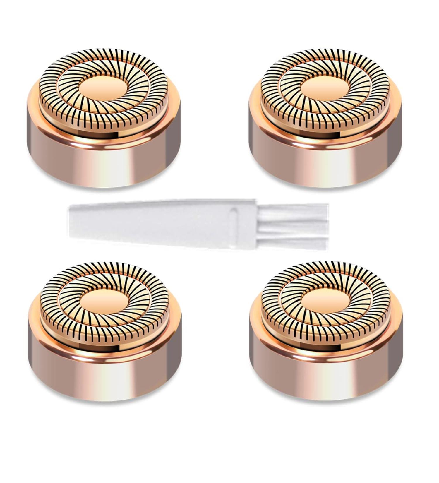 BECHY Facial Hair Remover Replacement Heads - Compatible with Finishing Touch Flawless, 18K Rose Gold, Double Halo Design - for Women, As Seen on TV - Buy Online on SooperMarket.com