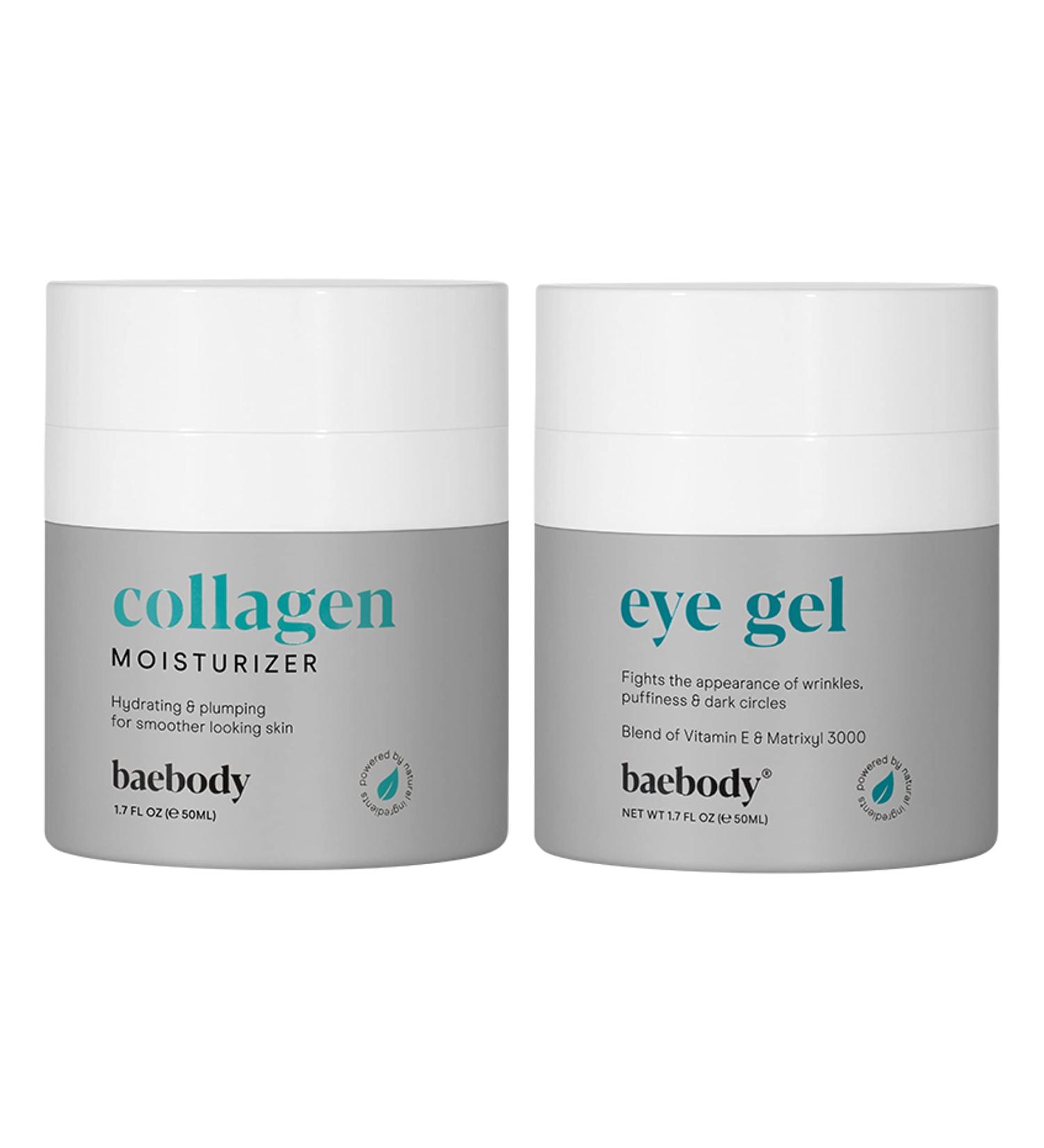 Baebody Eye Gel & Collagen Face Cream Bundle - Ultimate Skincare Pack - Buy Online on SooperMarket.com