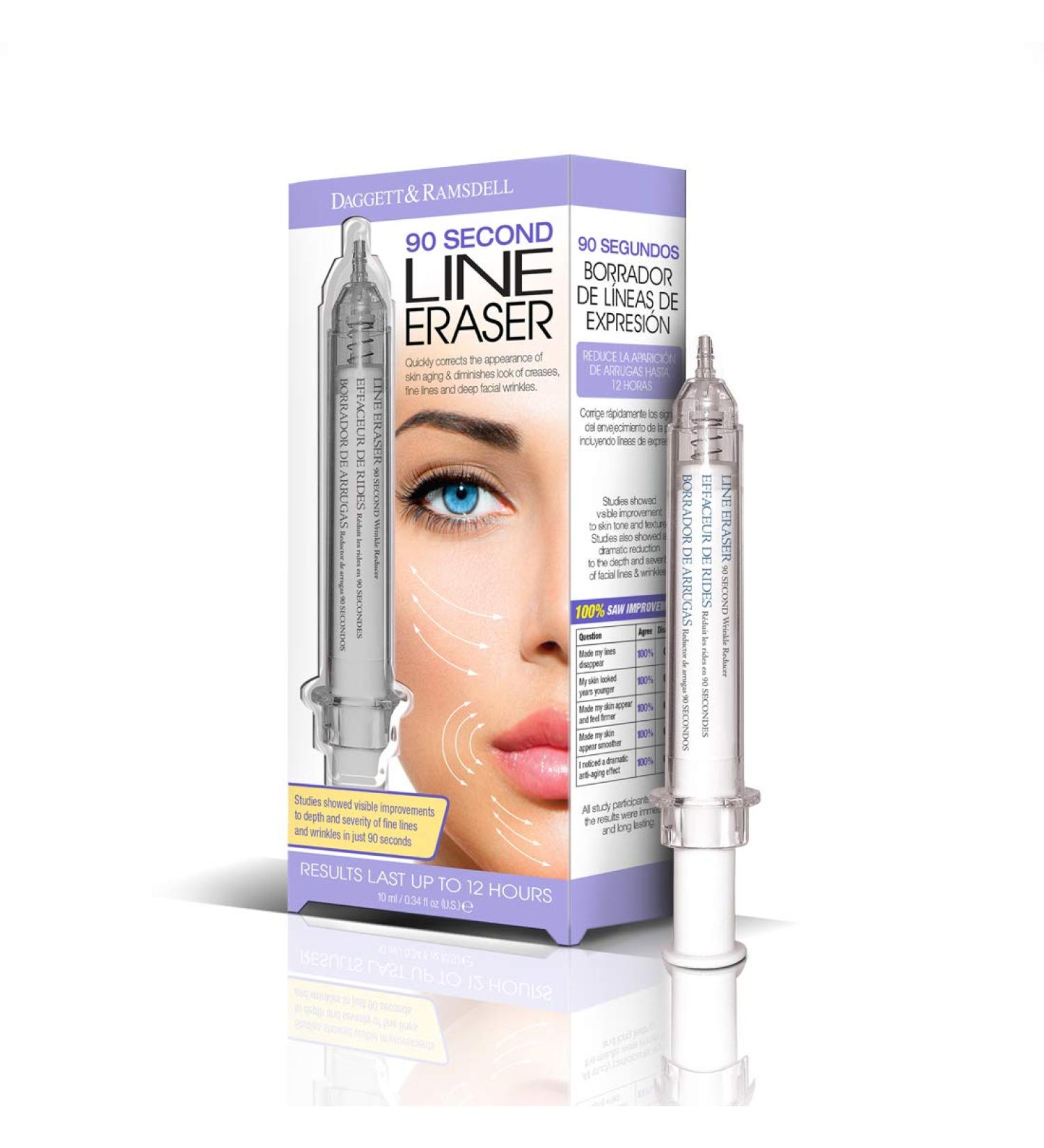 Daggett & Ramsdell Line Eraser 90 Second Wrinkle Reducer - 0.34oz | Fast-Acting Anti-Wrinkle Treatment - Buy Online on SooperMarket.com