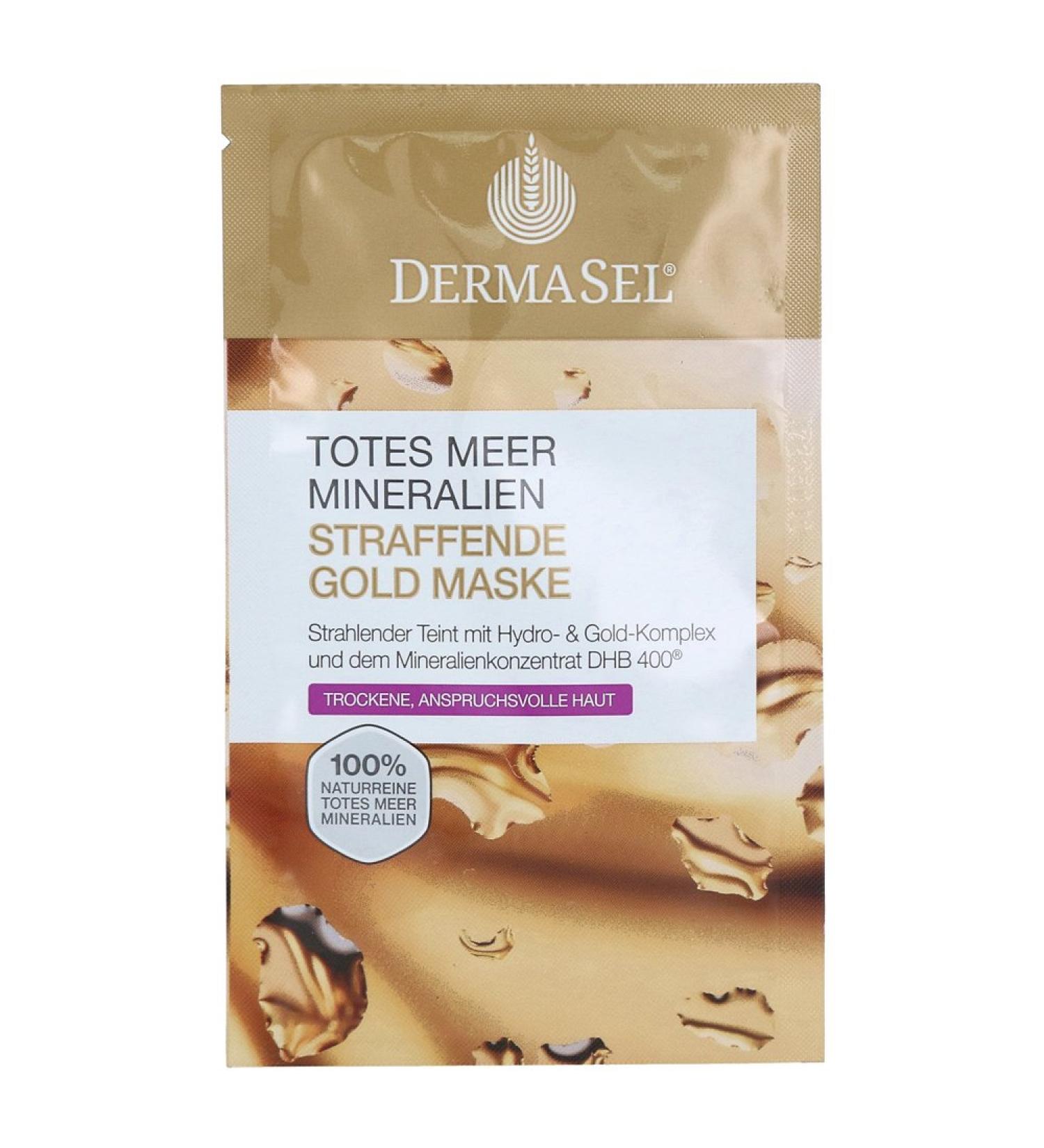 DermaSel Dead Sea Mask Gold Exclusive 12 ml