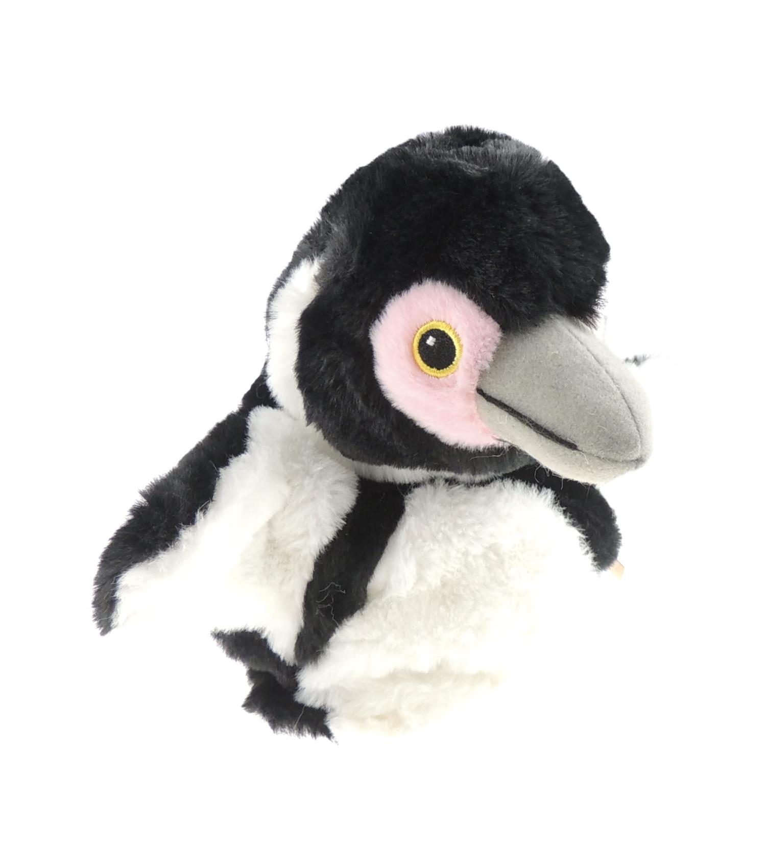 Cute Plush Cuddly Soft Kids Childrens Toddlers Boys Girls Role Play Animal Pet Farm Zoo Safari Wildlife Stuffed Toy Interactive Games Hand Puppet Handpuppet 3 4 5 6 7 8 9 10 Year Olds (Penguin 2)