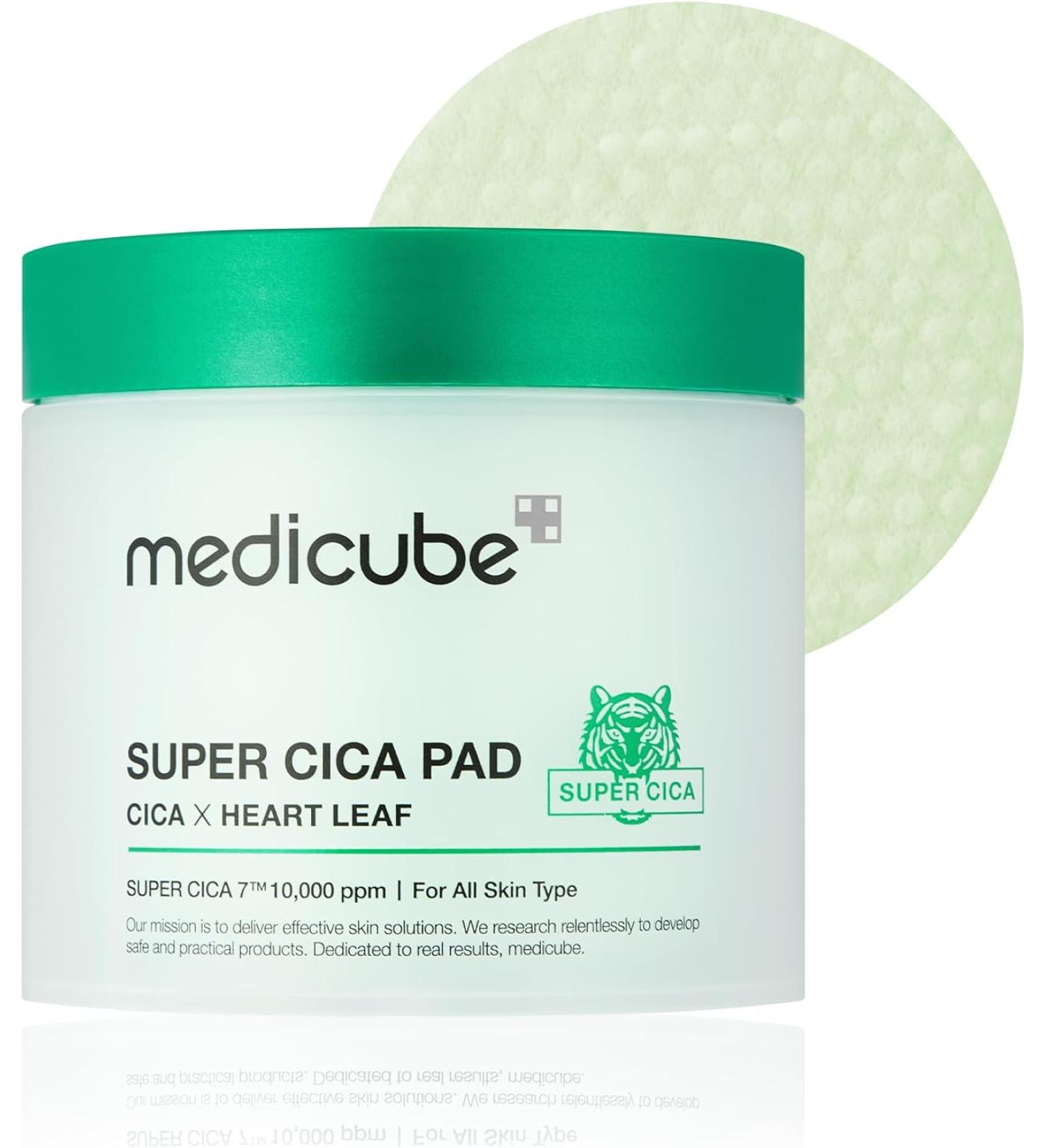 Medicube Super Cica Pad to Soothe Sensitive Skin and Improvement of Damaged Skin - Cica Pads - Buy Online on SooperMarket.com