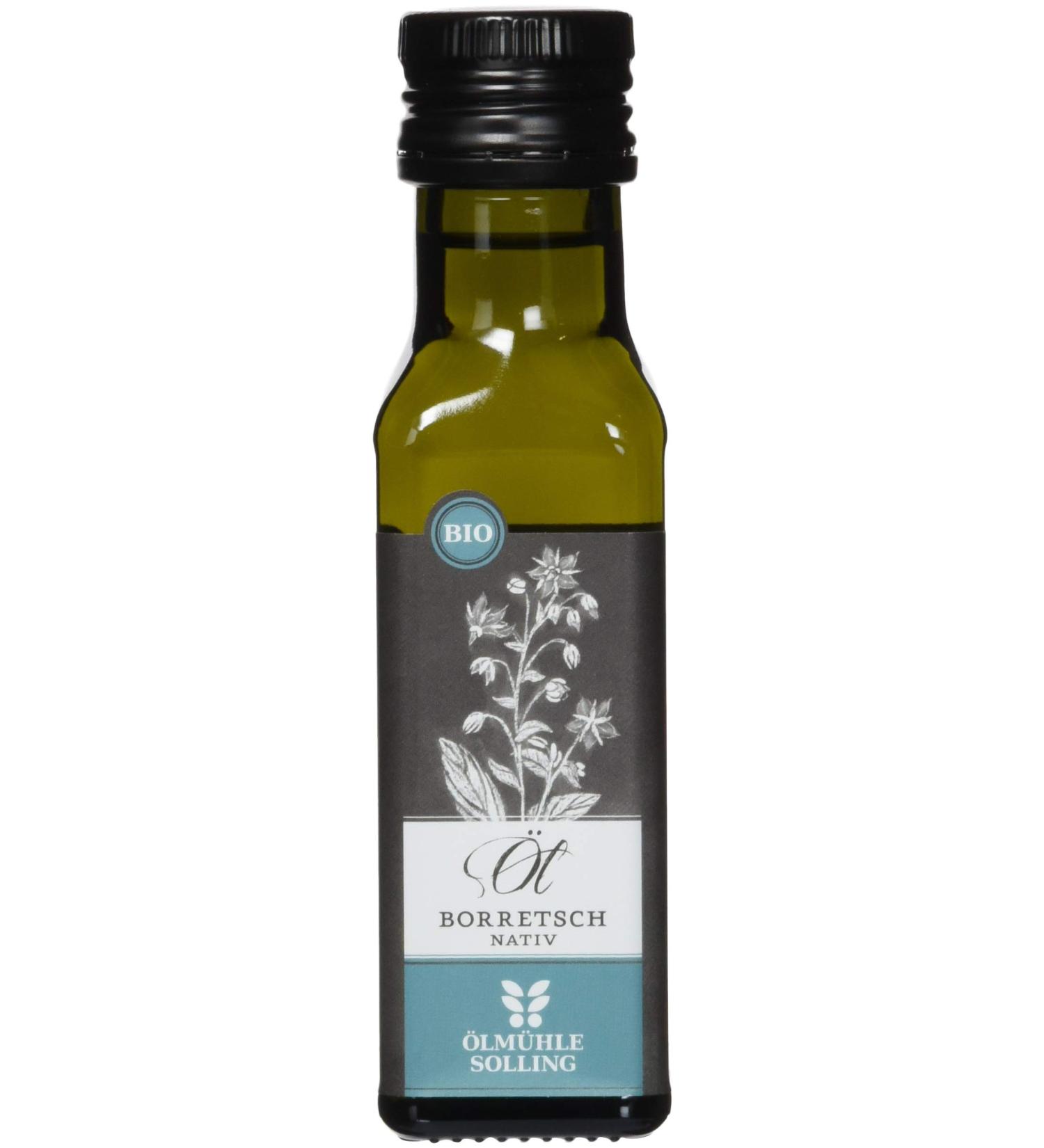  lm hle Solling Organic Borage Oil - Cold Pressed Native 100ml - Premium International Shipping - Buy Online on SooperMarket.com