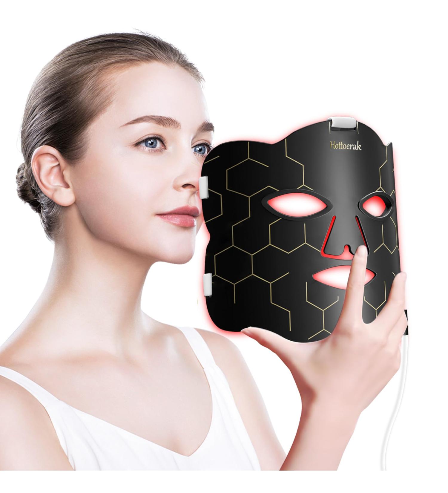 Near-Infrared Light for Face Portable LED Face Light with Power Bank Red Light Lamp with Timing Function at Home Dark Black - Buy Online on SooperMarket.com