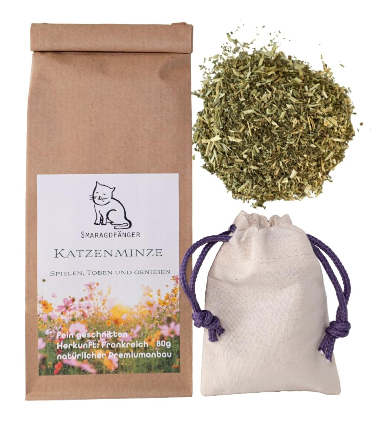 Buy SMARAGDF NGER Catnip from France - Premium 80g Quality Cat Toy for Cushions & Balls - Buy Online on SooperMarket.com