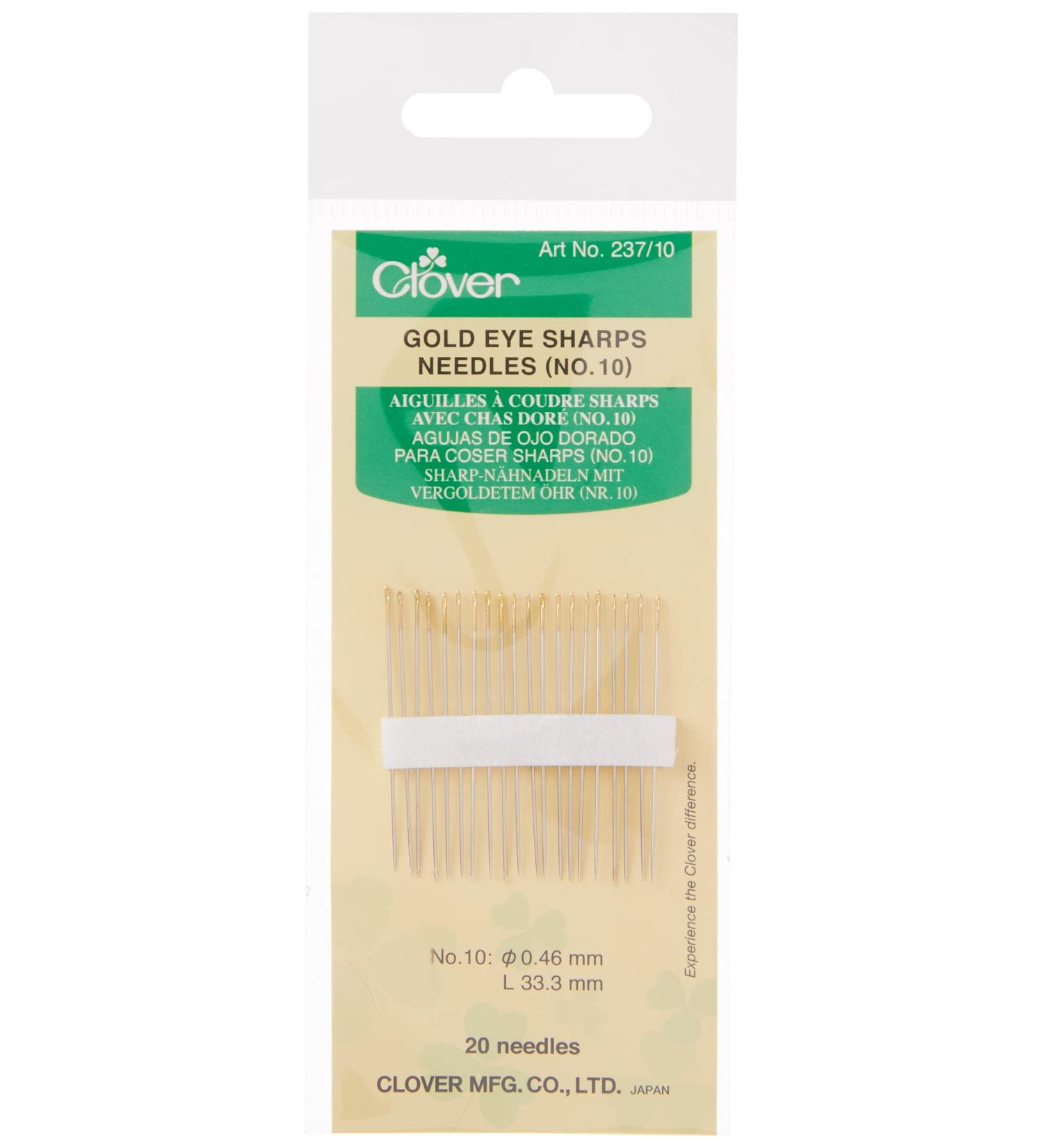 Clover Gold Eye Sharp No. 10 - Precision Sewing Tool - Buy Online on SooperMarket.com